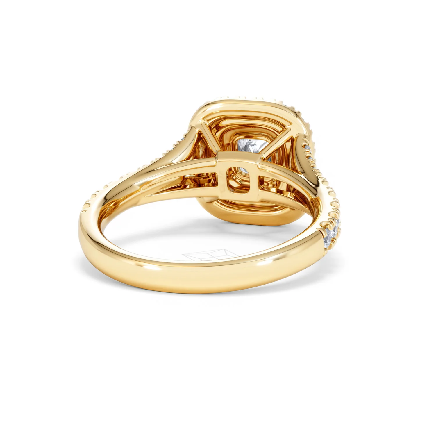 Anastasia Lab Diamond Halo Engagement Ring in 18K Gold 1.30ct F/VS1 - Image 44