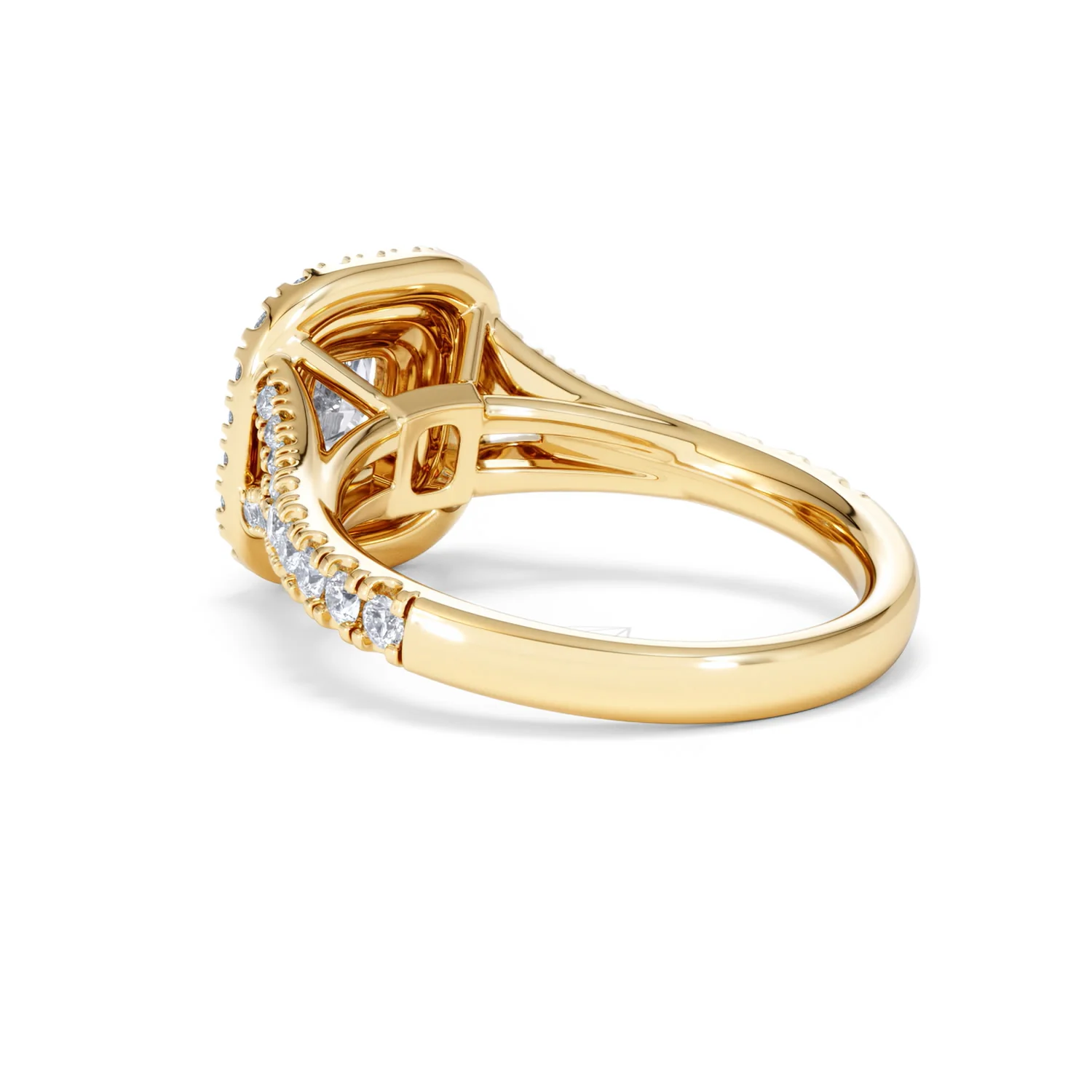 Anastasia Lab Diamond Halo Engagement Ring in 18K Gold 1.30ct F/VS1 - Image 57