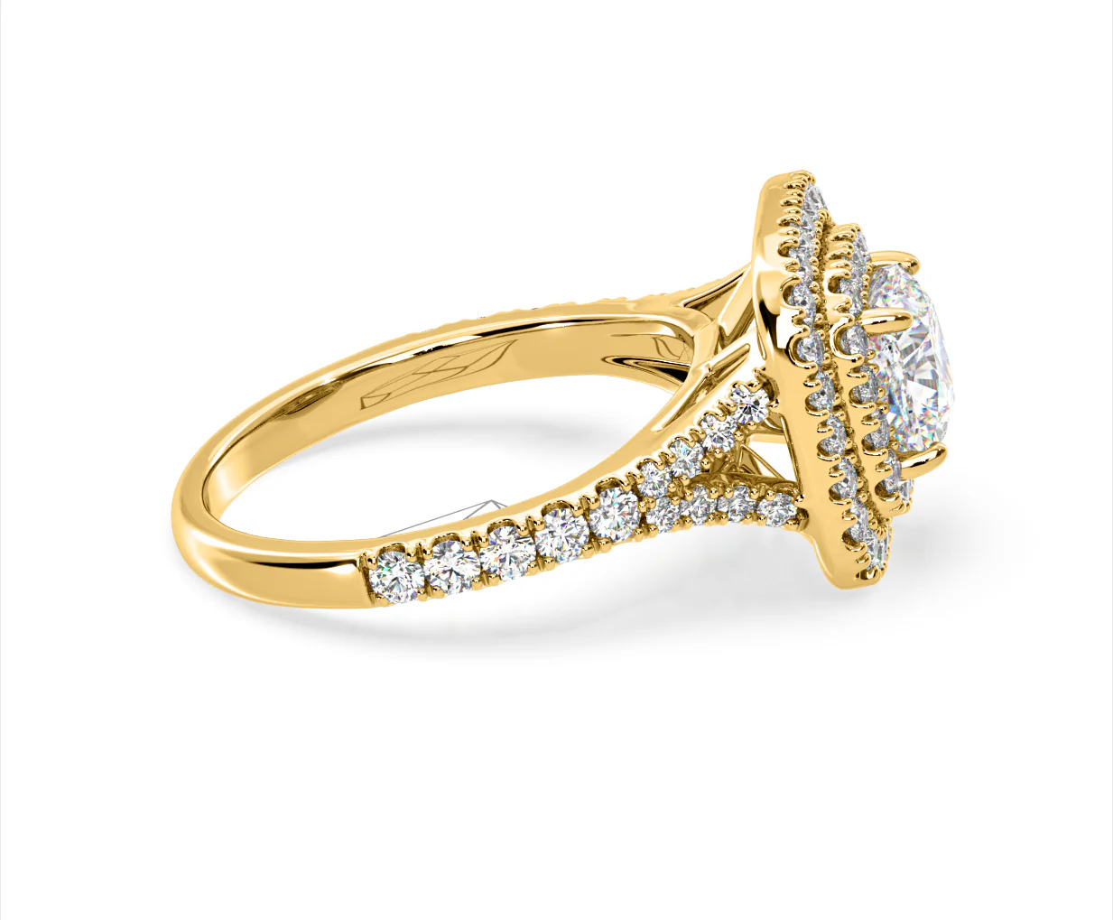 Anastasia Lab Diamond Halo Engagement Ring in 18K Gold 1.85ct F/VS1 - Image 148