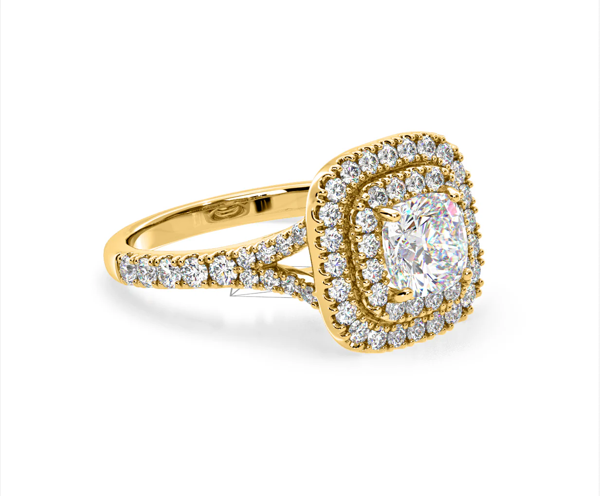 Anastasia Lab Diamond Halo Engagement Ring in 18K Gold 1.85ct F/VS1 - Image 158