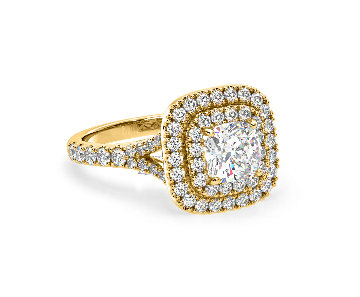Anastasia Lab Diamond Halo Engagement Ring in 18K Gold 1.85ct F/VS1 - Image 161