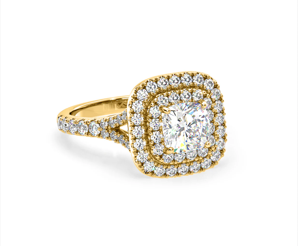 Anastasia Lab Diamond Halo Engagement Ring in 18K Gold 1.85ct F/VS1 - Image 162