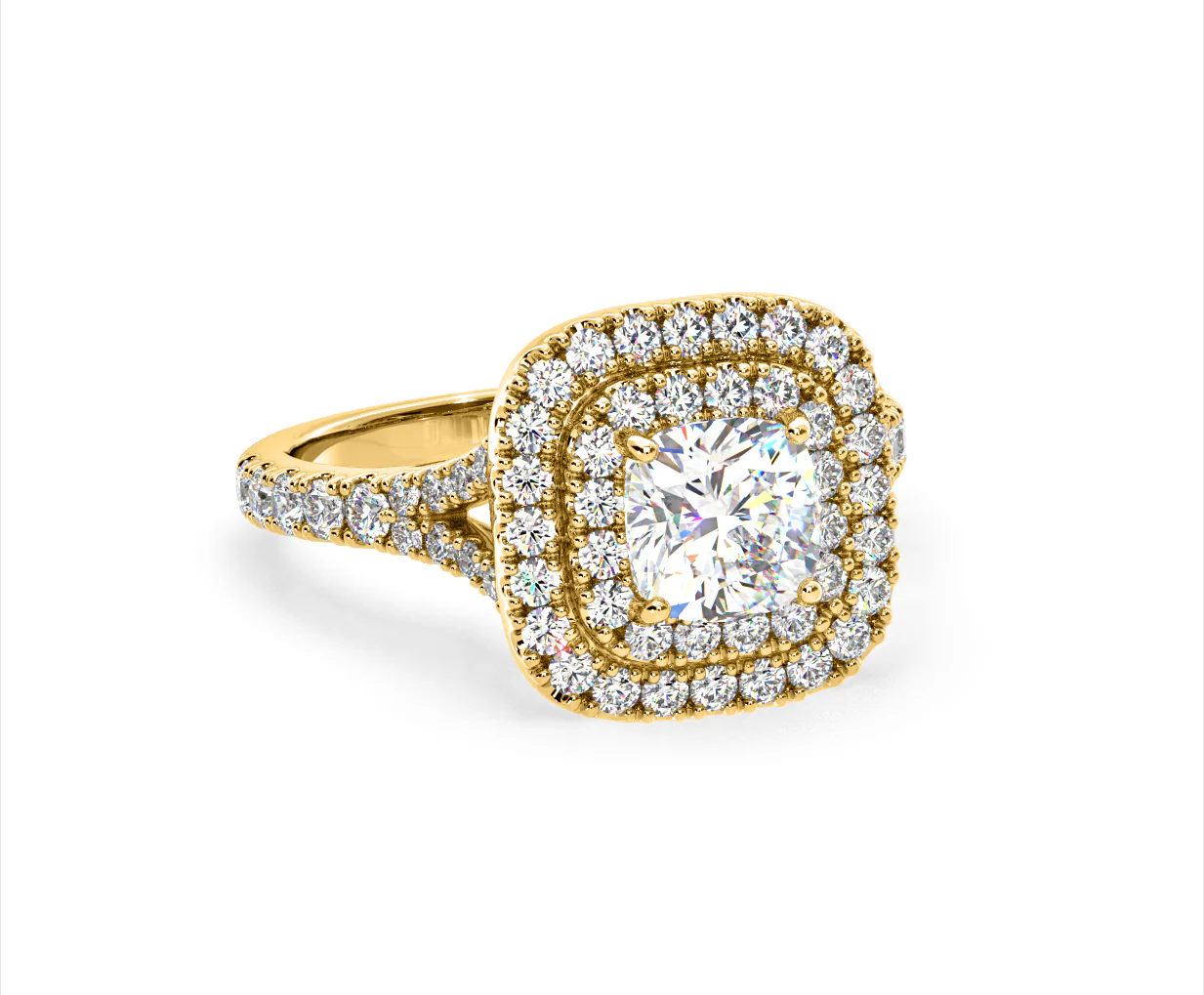 Anastasia Lab Diamond Halo Engagement Ring in 18K Gold 1.85ct F/VS1 - Image 163
