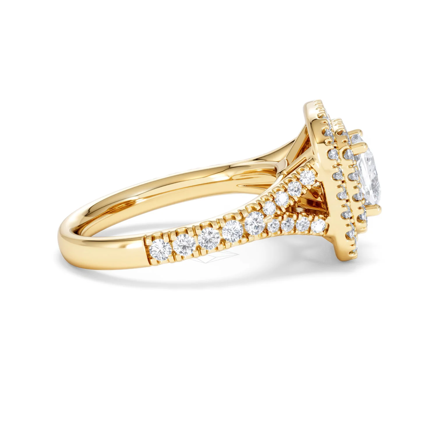 Anastasia Lab Diamond Halo Engagement Ring in 18K Gold 1.85ct F/VS1 - Image 28