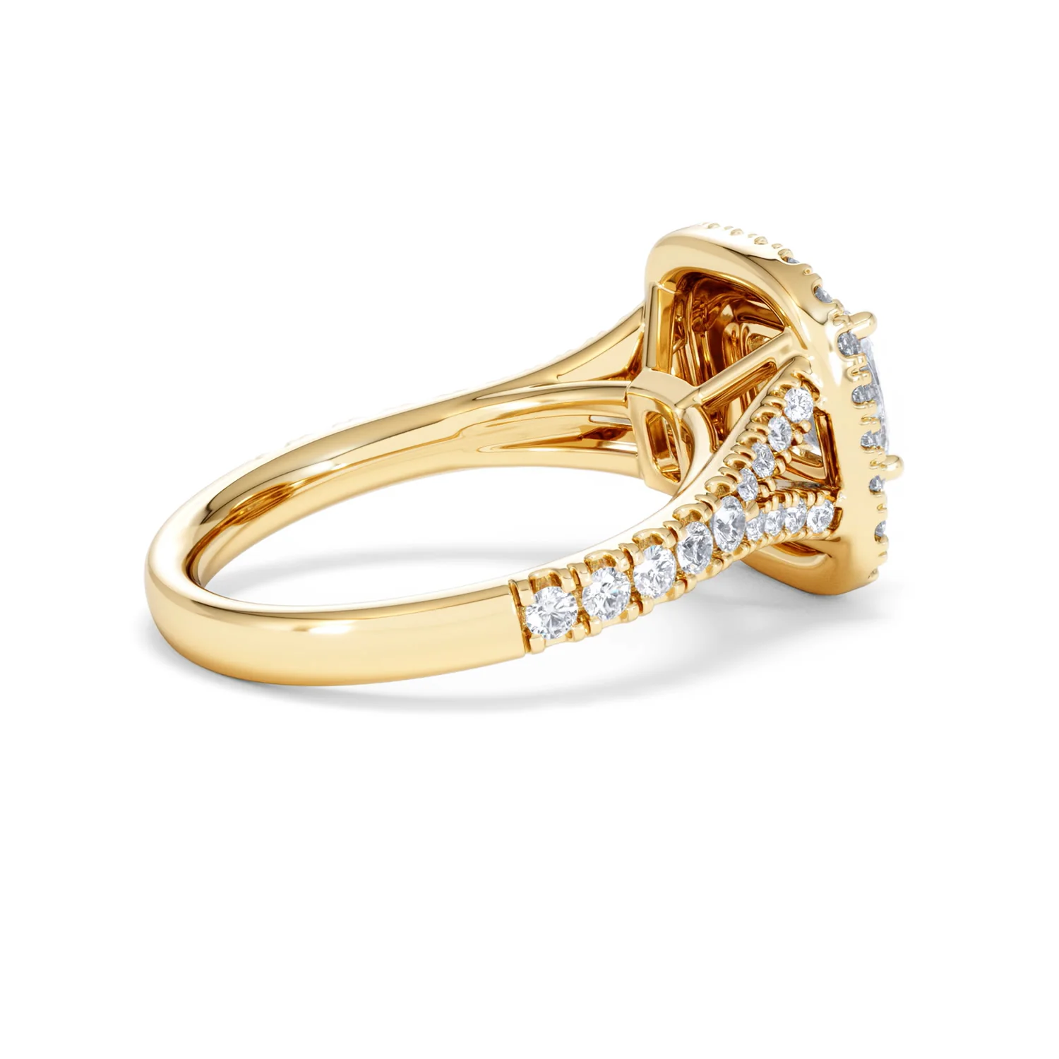 Anastasia Lab Diamond Halo Engagement Ring in 18K Gold 1.85ct F/VS1 - Image 34