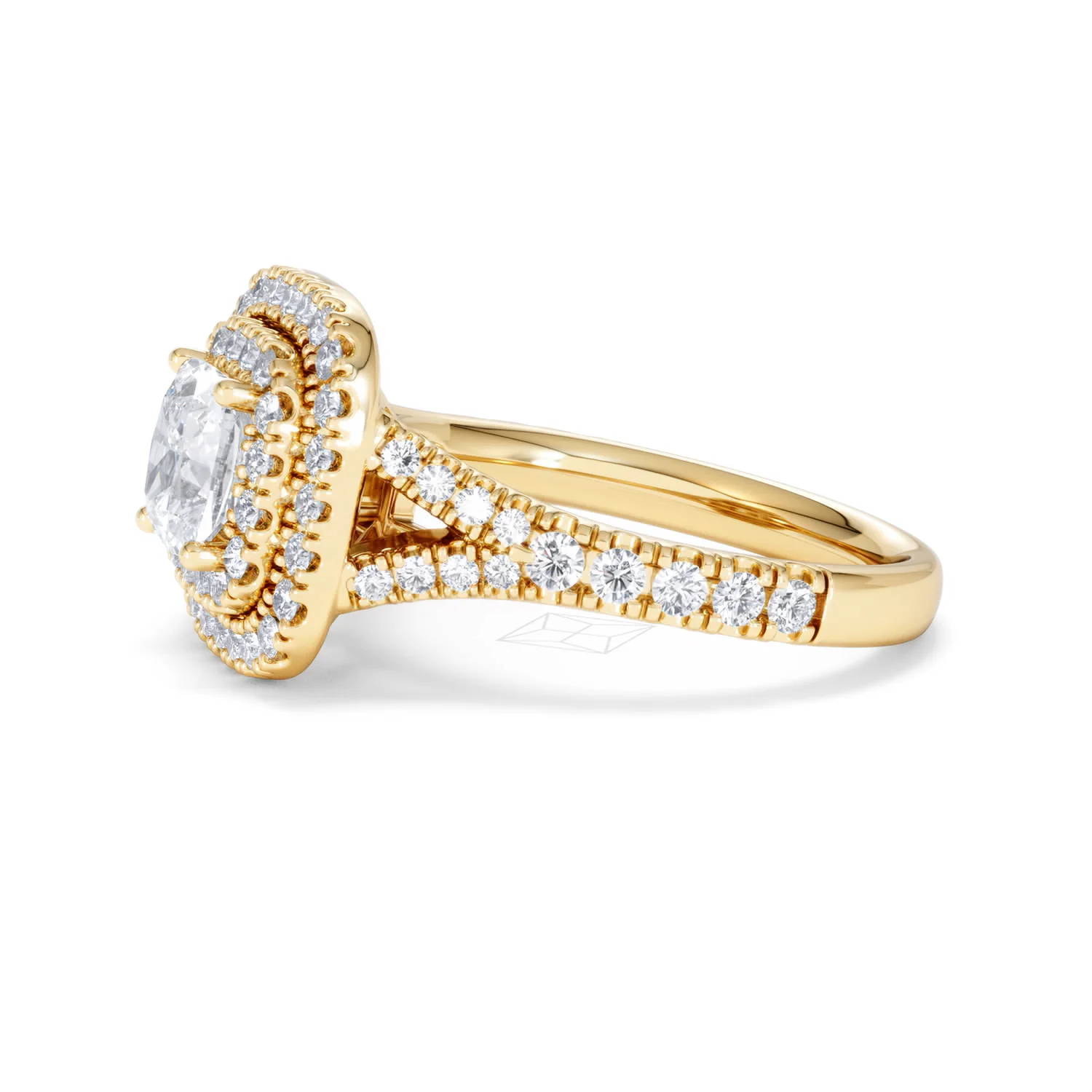 Anastasia Lab Diamond Halo Engagement Ring in 18K Gold 1.85ct F/VS1 - Image 72