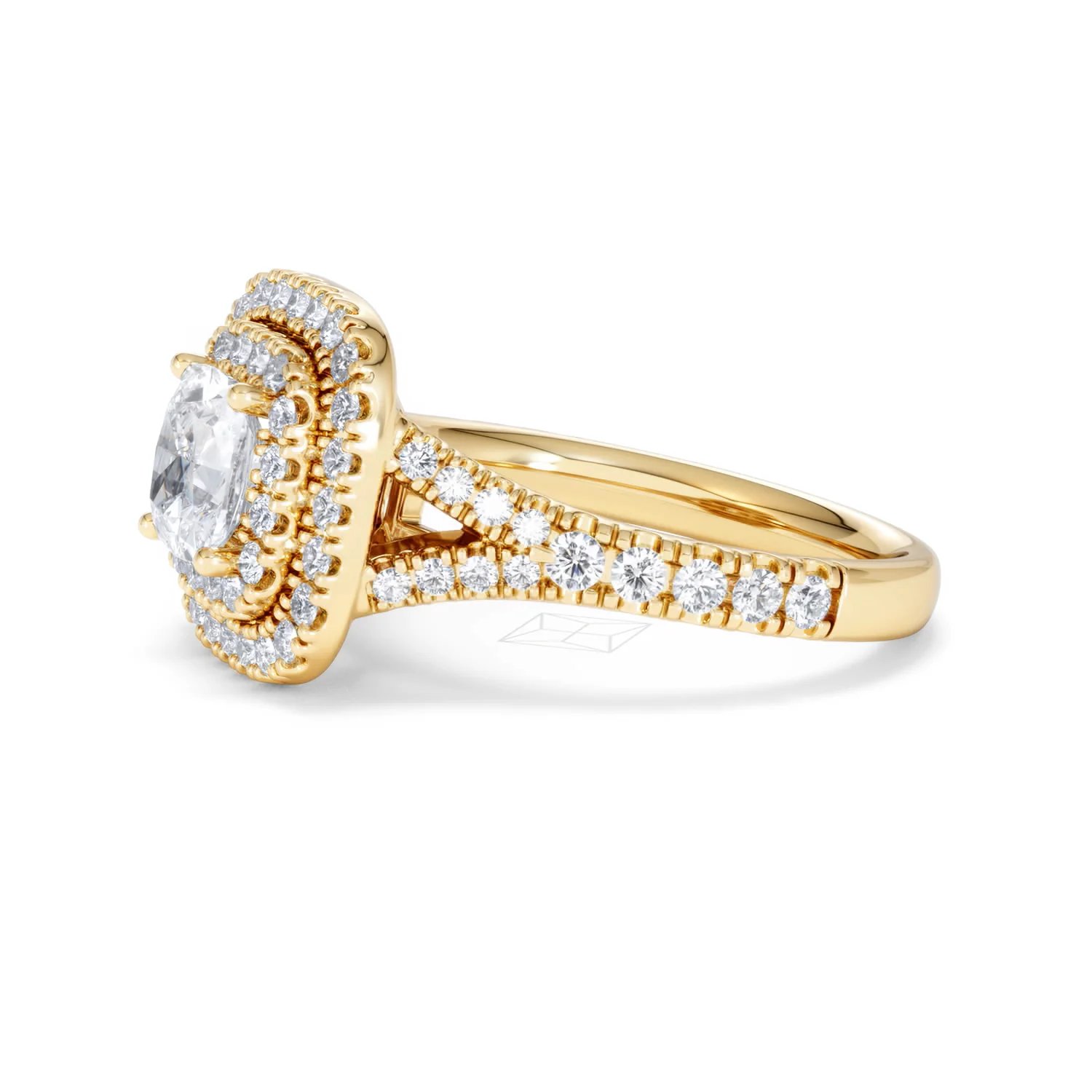 Anastasia Lab Diamond Halo Engagement Ring in 18K Gold 1.85ct F/VS1 - Image 73
