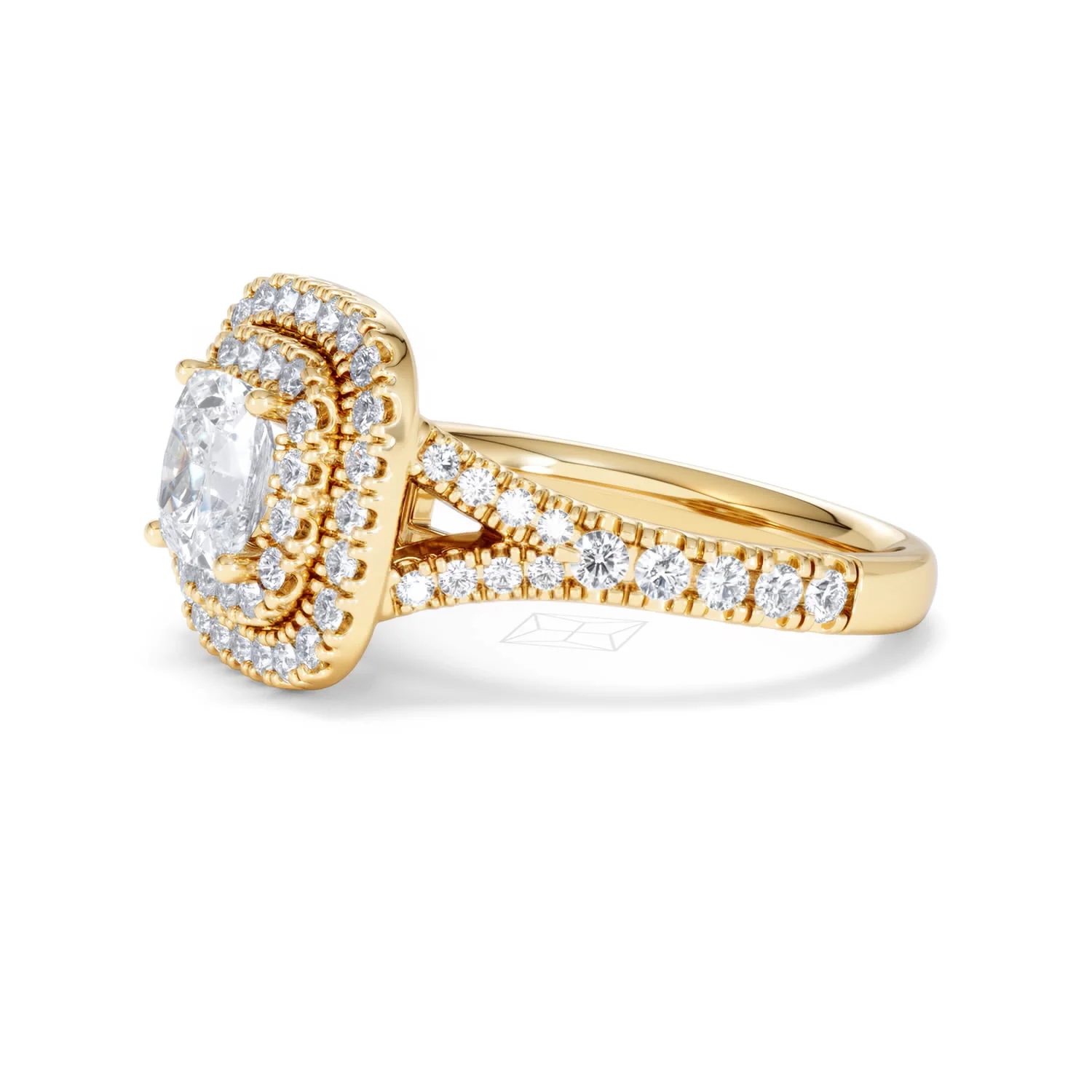 Anastasia Lab Diamond Halo Engagement Ring in 18K Gold 1.85ct F/VS1 - Image 74