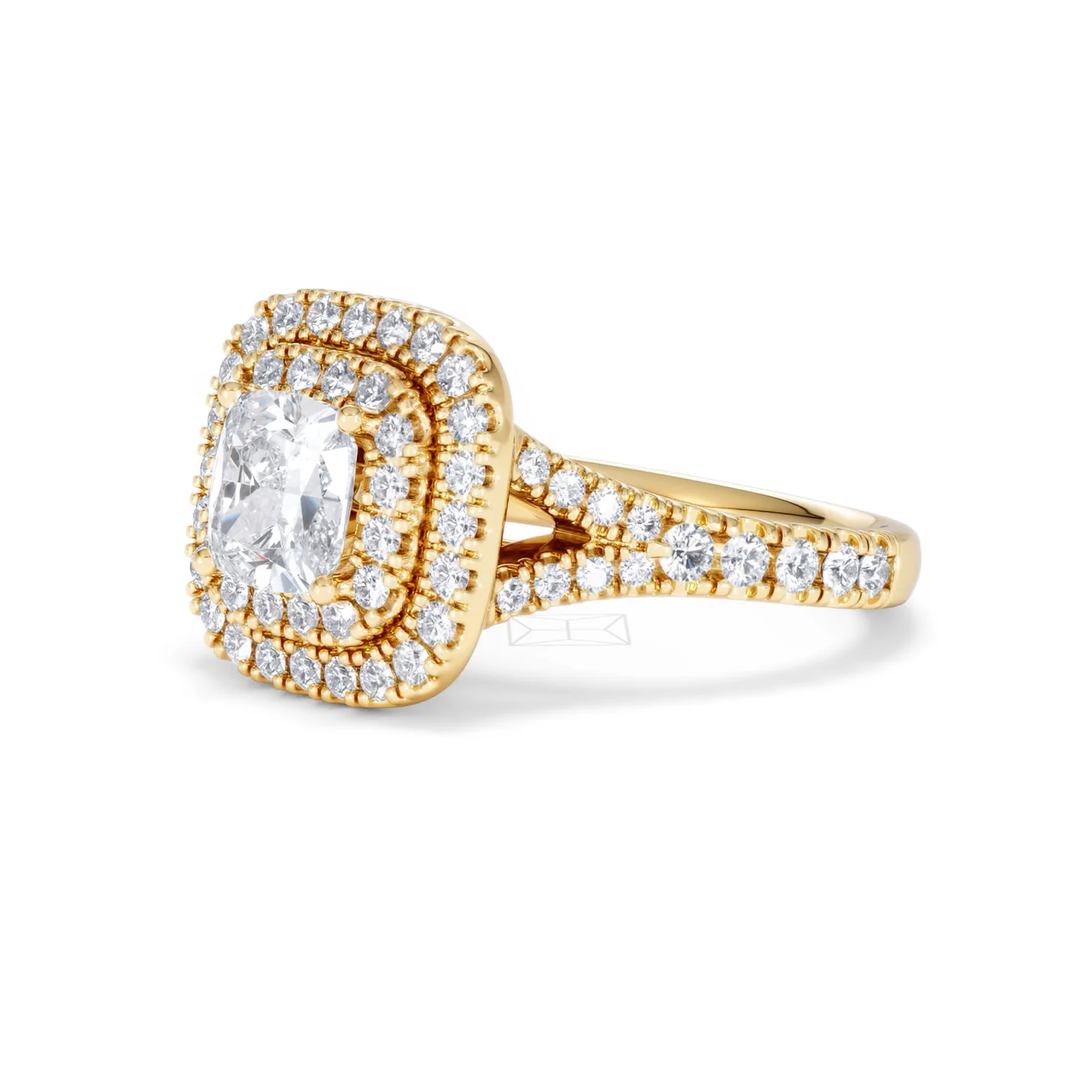 Anastasia Lab Diamond Halo Engagement Ring in 18K Gold 1.85ct F/VS1 - Image 78