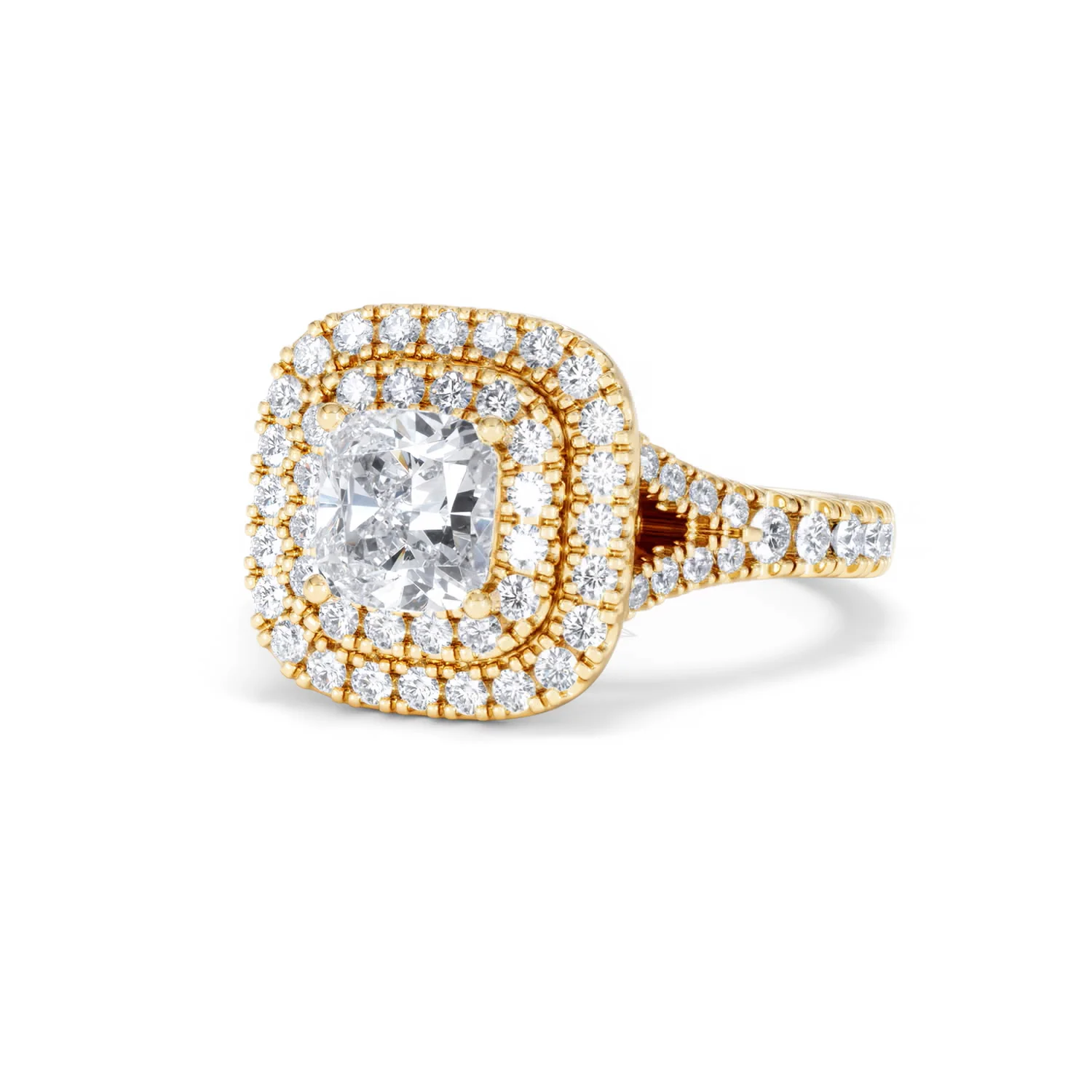 Anastasia Lab Diamond Halo Engagement Ring in 18K Gold 1.85ct F/VS1 - Image 83