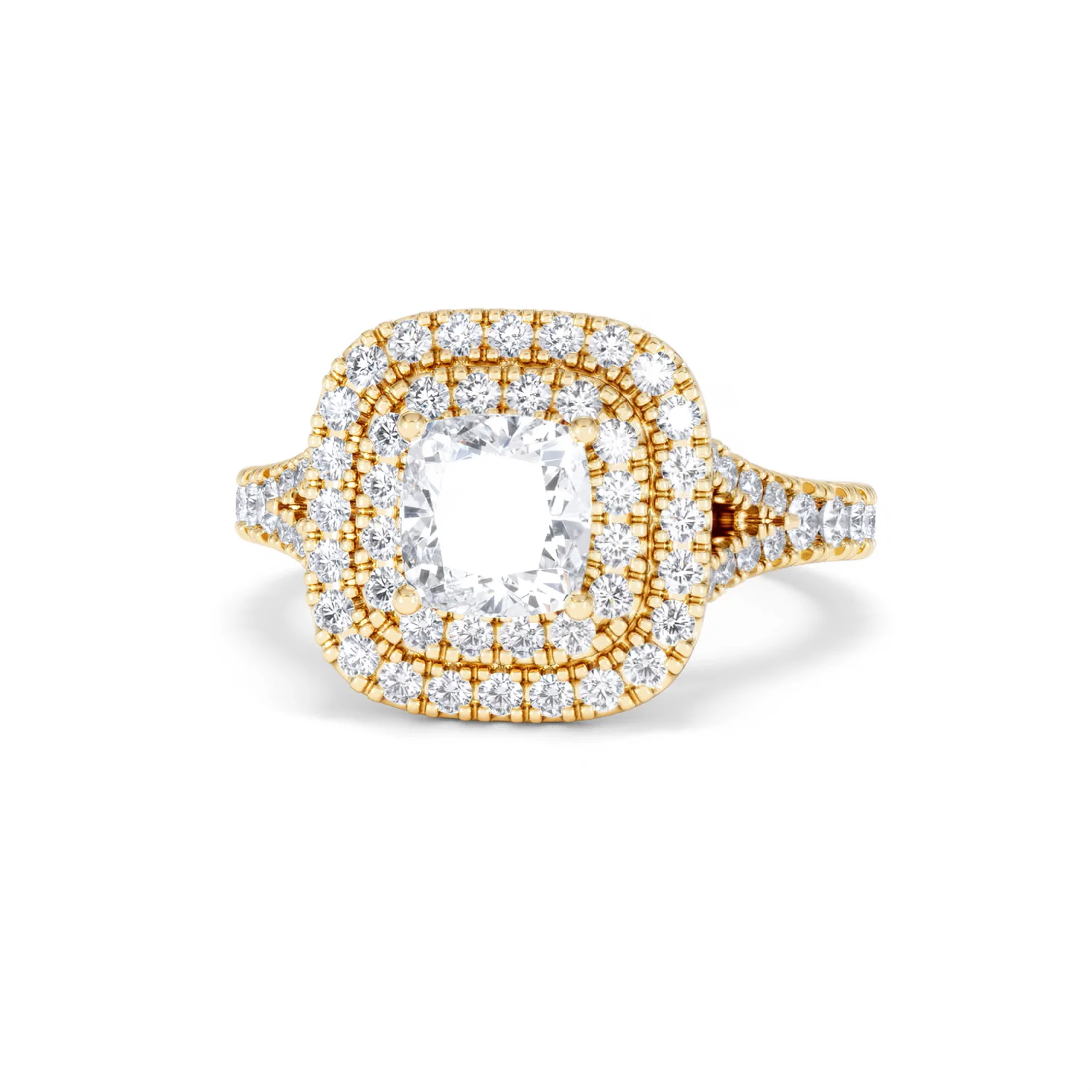 Anastasia Lab Diamond Halo Engagement Ring in 18K Gold 1.85ct F/VS1 - Image 86