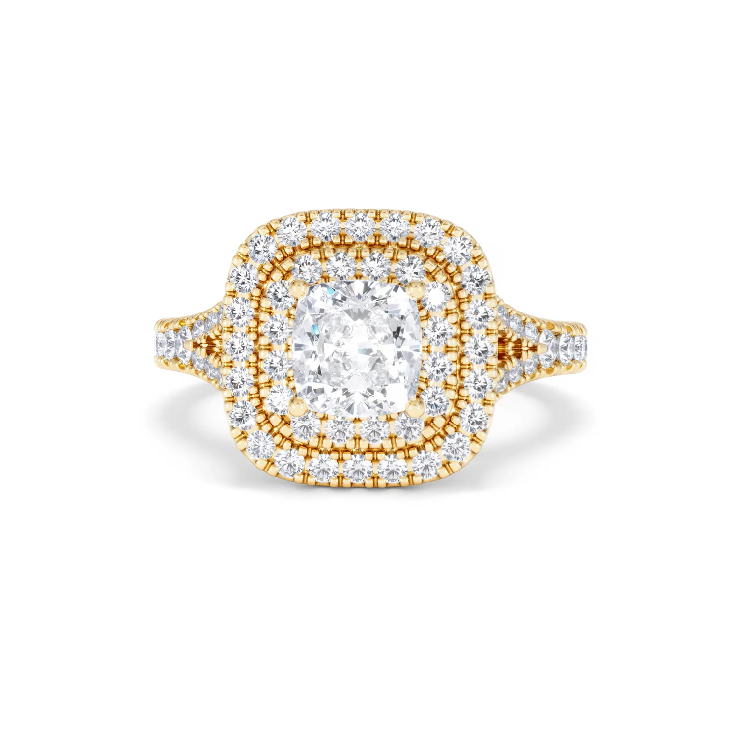 Anastasia Lab Diamond Halo Engagement Ring in 18K Gold 1.85ct F/VS1 - Image 87