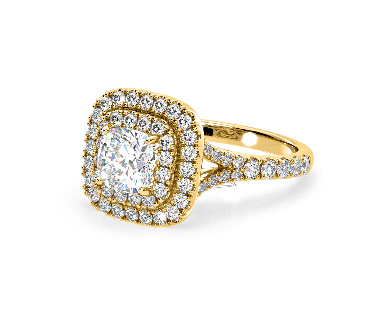 Anastasia Lab Diamond Halo Engagement Ring in 18K Gold 1.85ct F/VS1 - Image 95