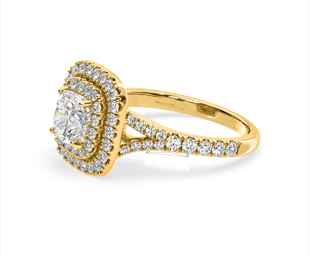 Anastasia Lab Diamond Halo Engagement Ring in 18K Gold 2.15ct F/VS1 - Image 101