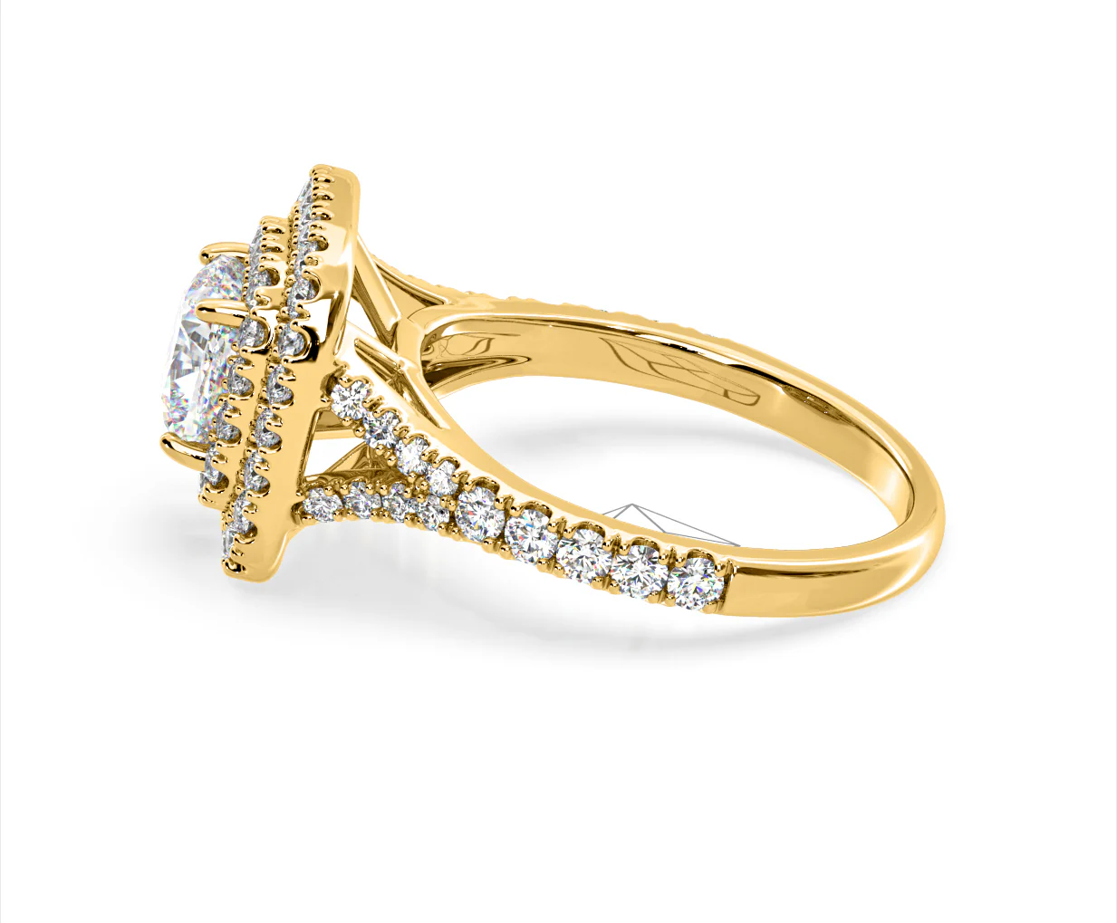 Anastasia Lab Diamond Halo Engagement Ring in 18K Gold 2.15ct F/VS1 - Image 108