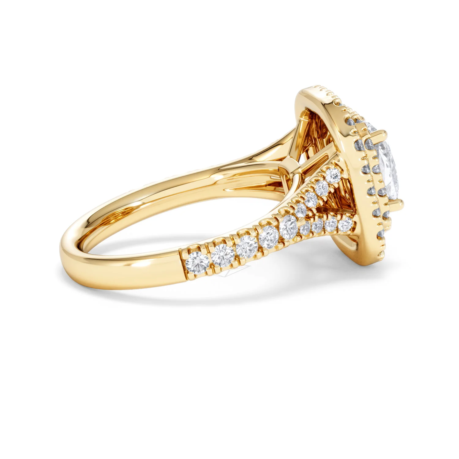 Anastasia Lab Diamond Halo Engagement Ring in 18K Gold 2.15ct F/VS1 - Image 31