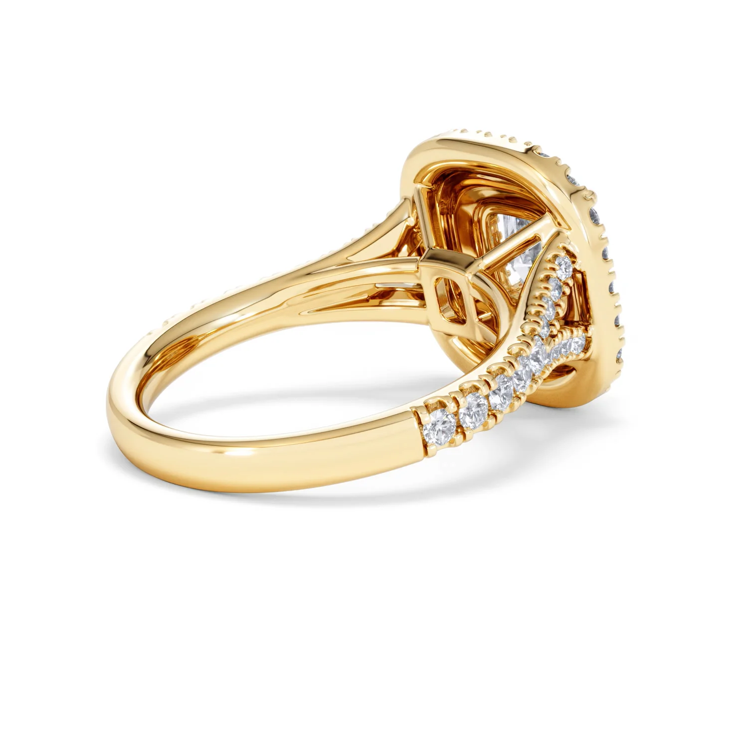 Anastasia Lab Diamond Halo Engagement Ring in 18K Gold 2.15ct F/VS1 - Image 37