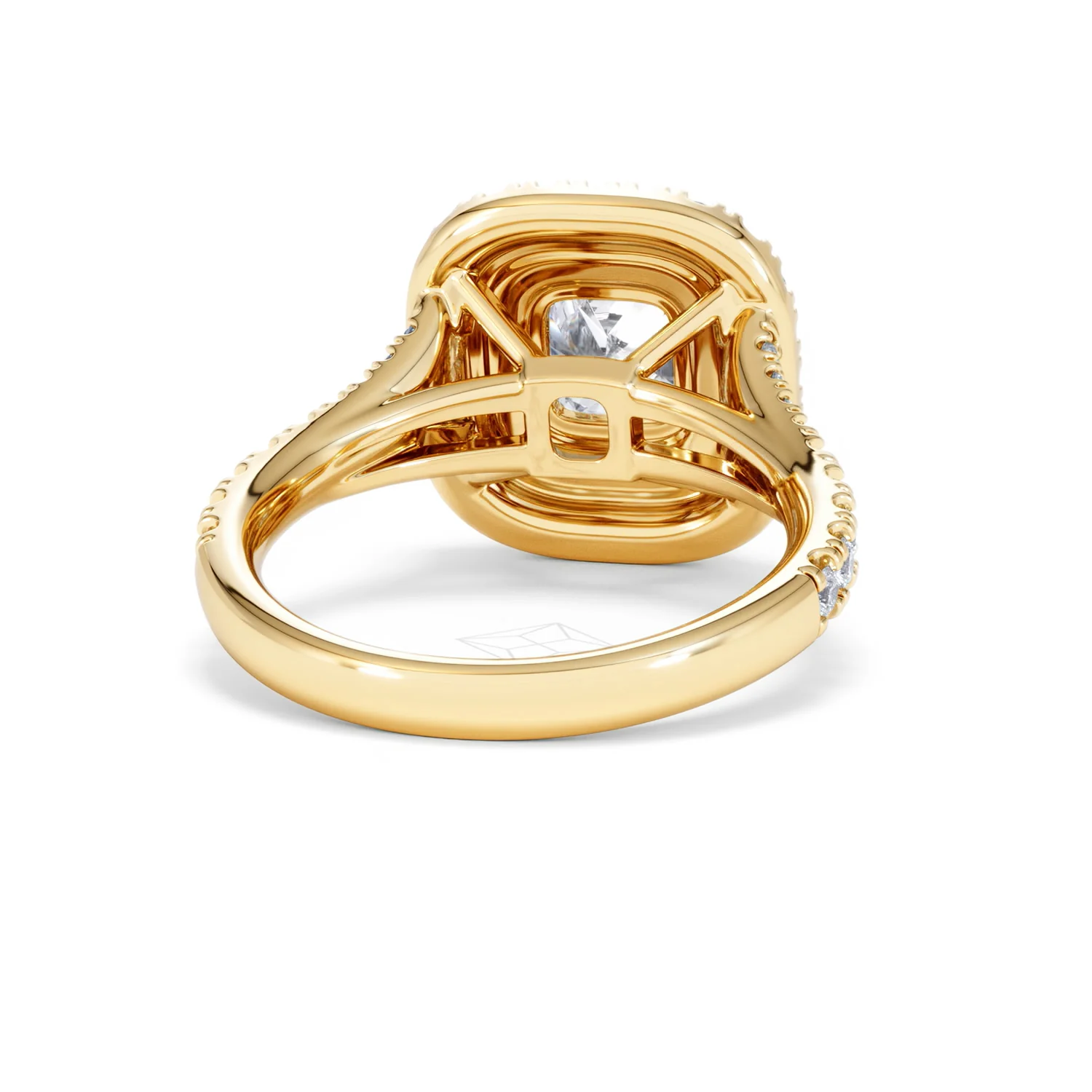 Anastasia Lab Diamond Halo Engagement Ring in 18K Gold 2.15ct F/VS1 - Image 45