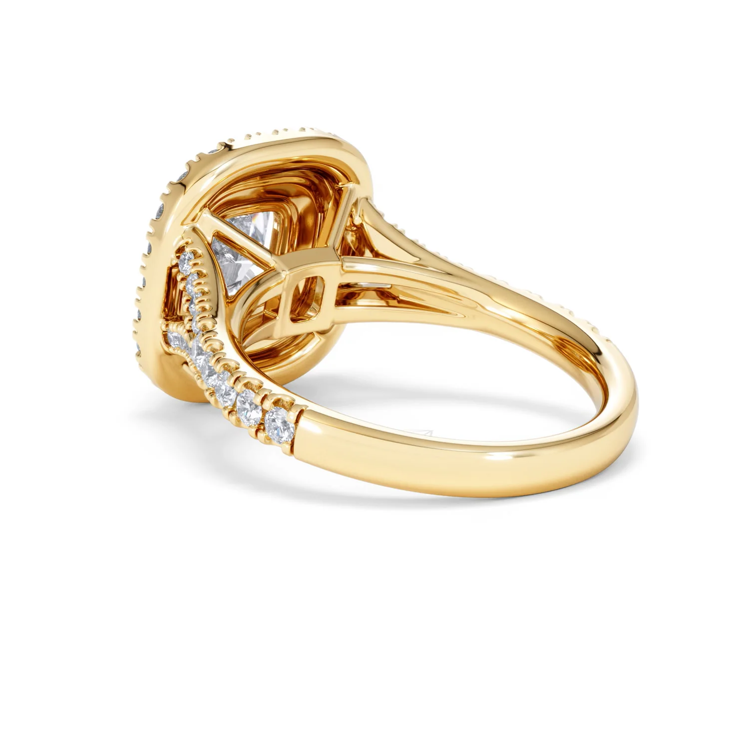 Anastasia Lab Diamond Halo Engagement Ring in 18K Gold 2.15ct F/VS1 - Image 57