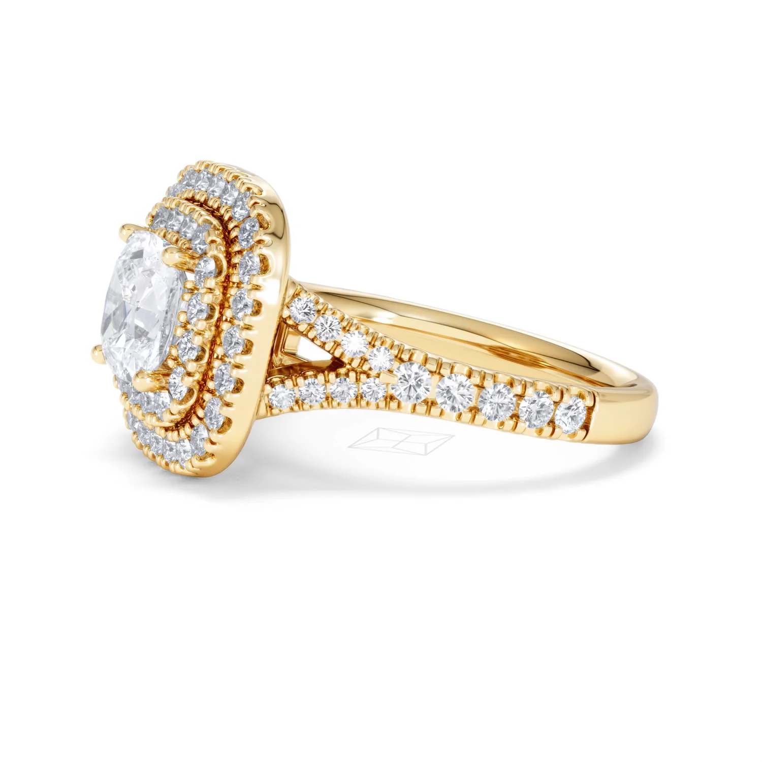 Anastasia Lab Diamond Halo Engagement Ring in 18K Gold 2.15ct F/VS1 - Image 73