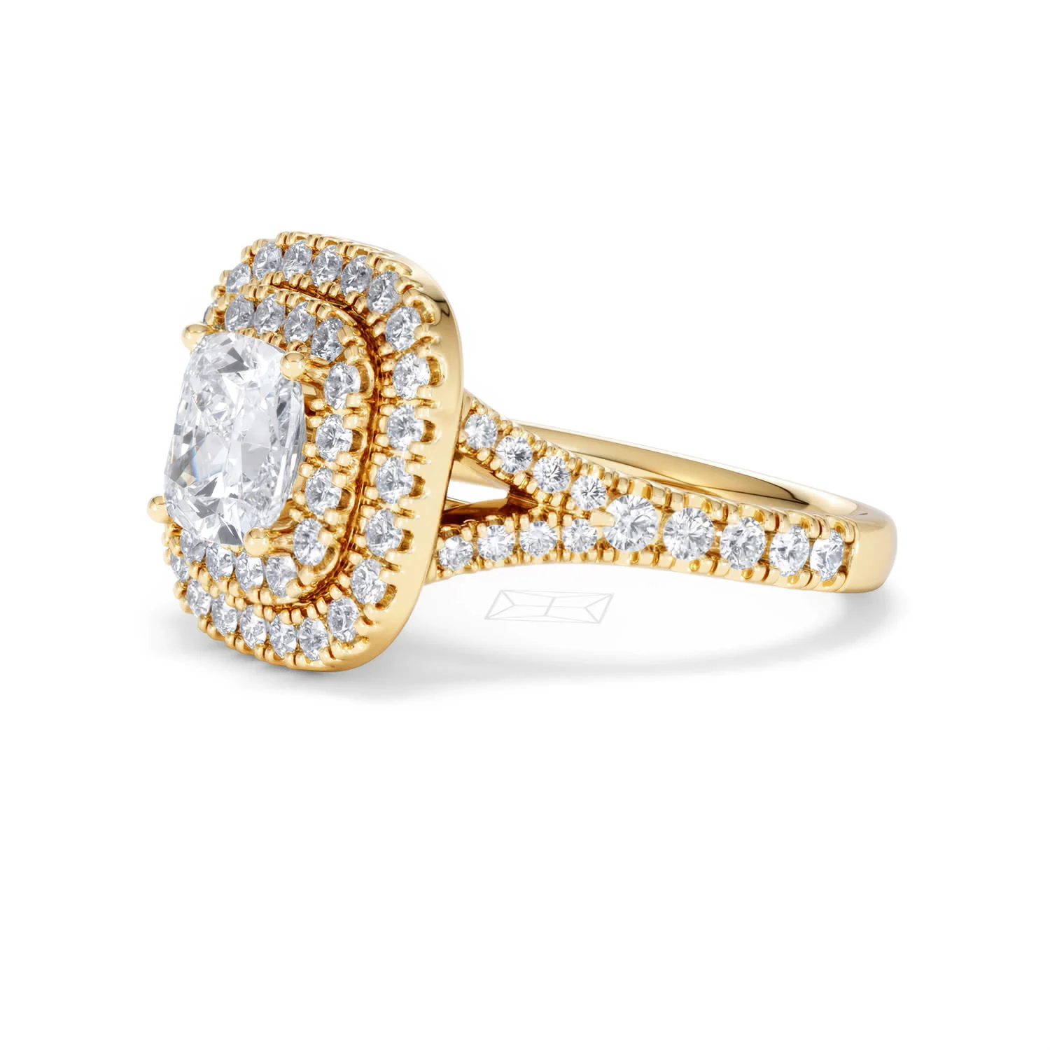 Anastasia Lab Diamond Halo Engagement Ring in 18K Gold 2.15ct F/VS1 - Image 76