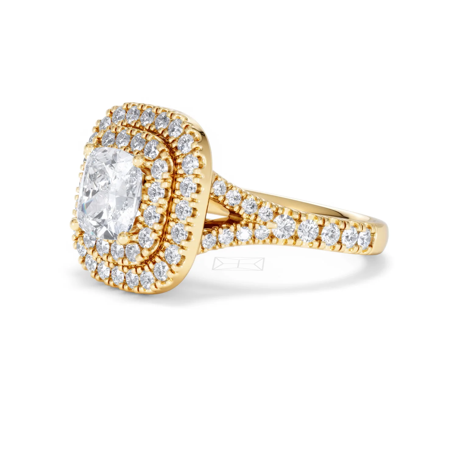 Anastasia Lab Diamond Halo Engagement Ring in 18K Gold 2.15ct F/VS1 - Image 77