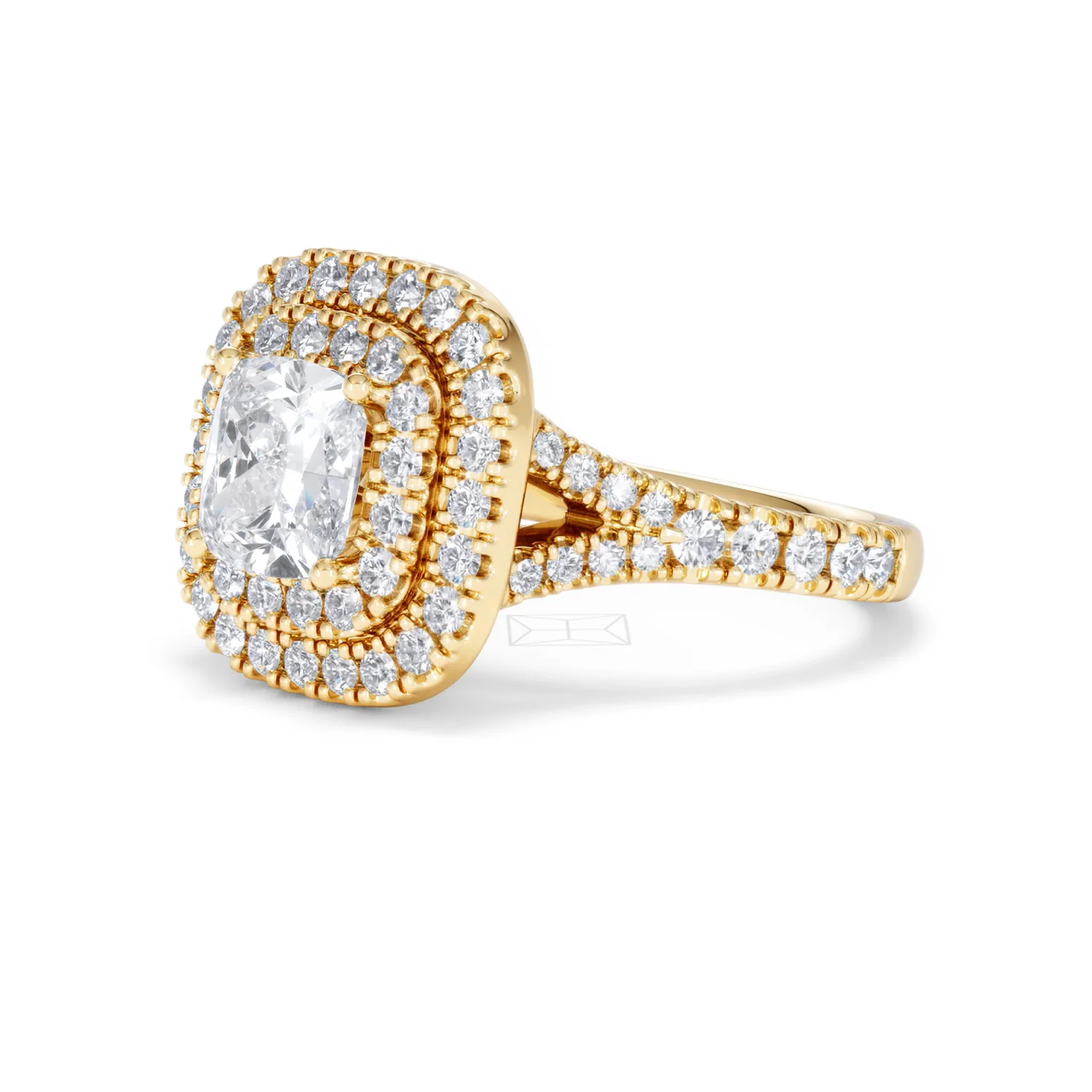 Anastasia Lab Diamond Halo Engagement Ring in 18K Gold 2.15ct F/VS1 - Image 78