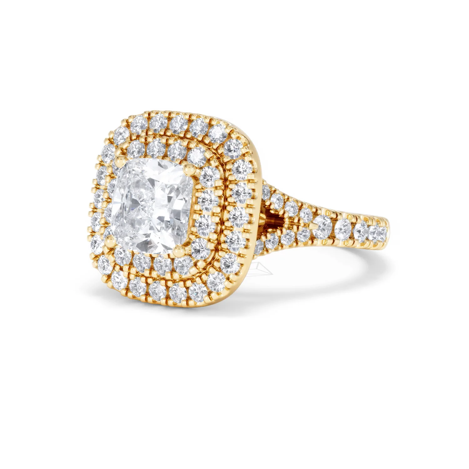 Anastasia Lab Diamond Halo Engagement Ring in 18K Gold 2.15ct F/VS1 - Image 81