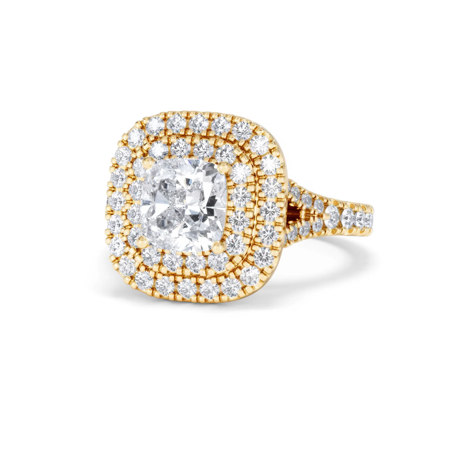 Anastasia Lab Diamond Halo Engagement Ring in 18K Gold 2.15ct F/VS1 - Image 84