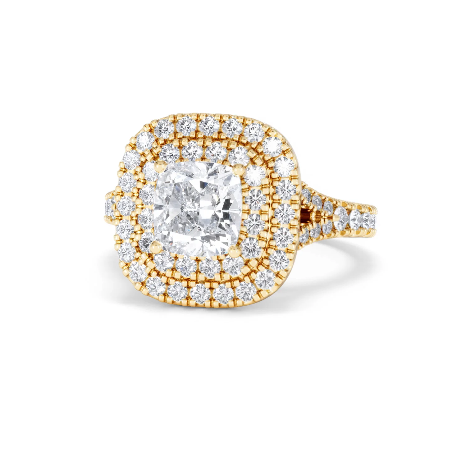 Anastasia Lab Diamond Halo Engagement Ring in 18K Gold 2.15ct F/VS1 - Image 85