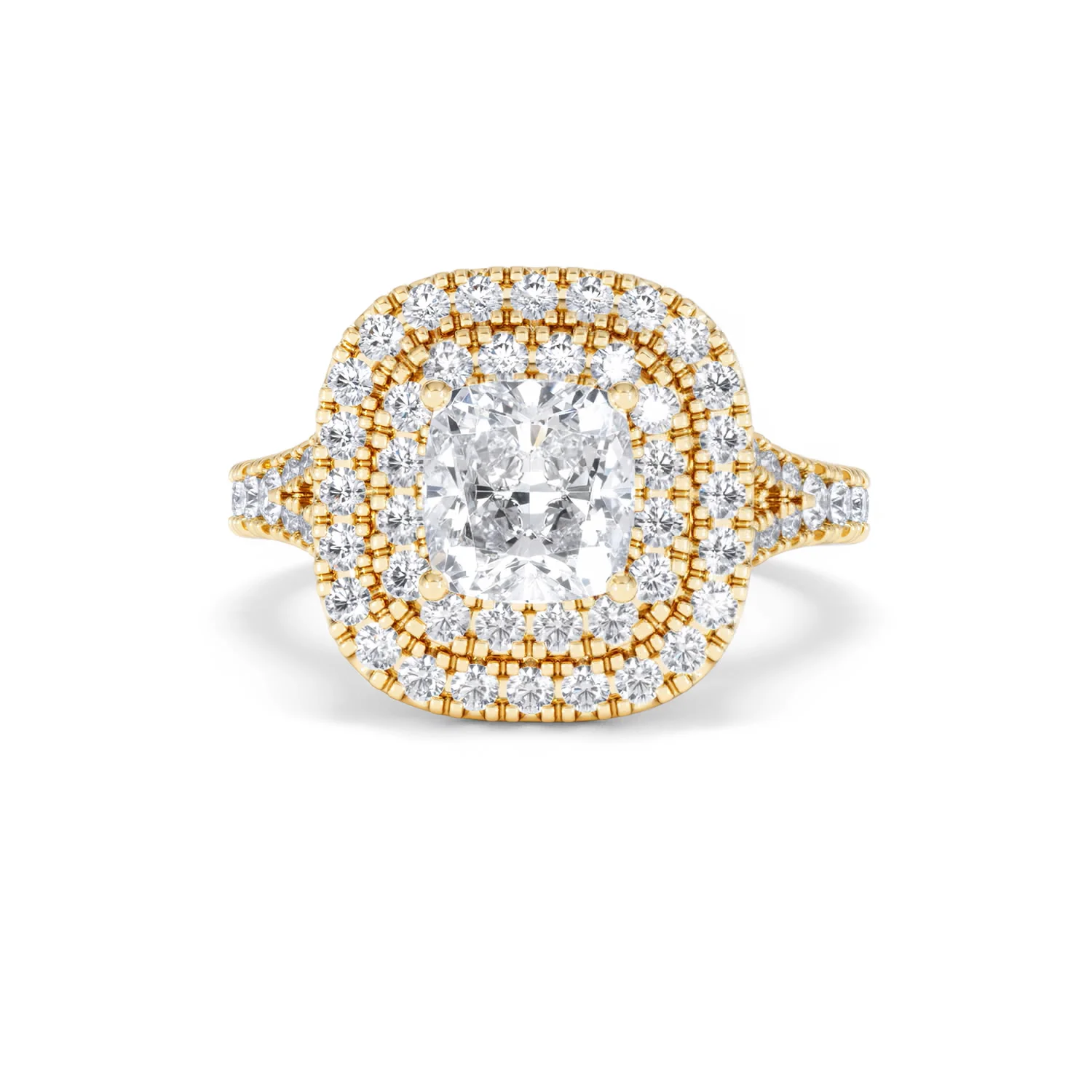 Anastasia Lab Diamond Halo Engagement Ring in 18K Gold 2.15ct F/VS1 - Image 87