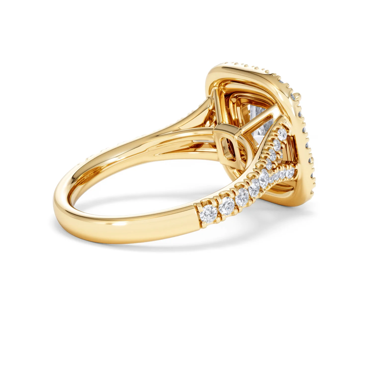 Anastasia Lab Diamond Halo Engagement Ring in 18K Gold 2.70ct F/VS1 - Image 36