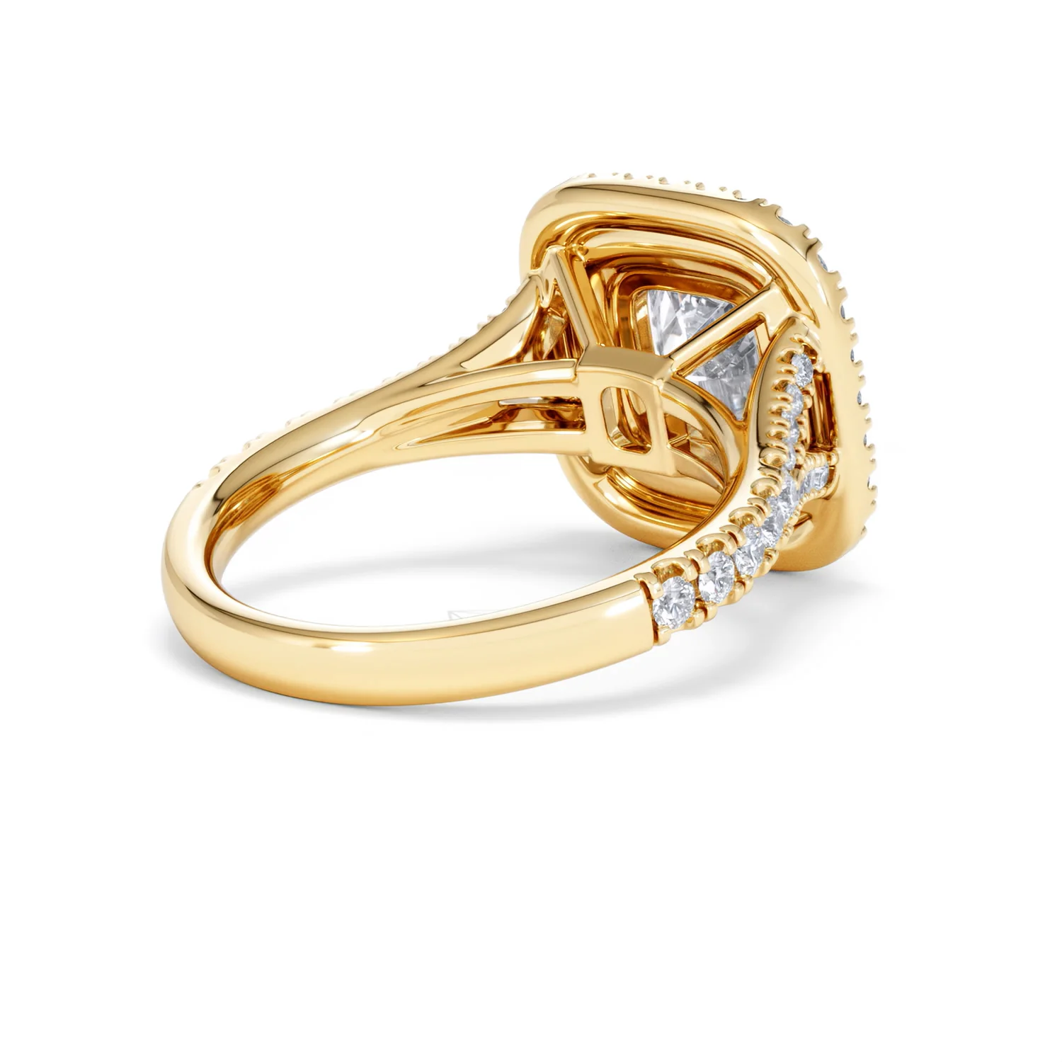 Anastasia Lab Diamond Halo Engagement Ring in 18K Gold 2.70ct F/VS1 - Image 39