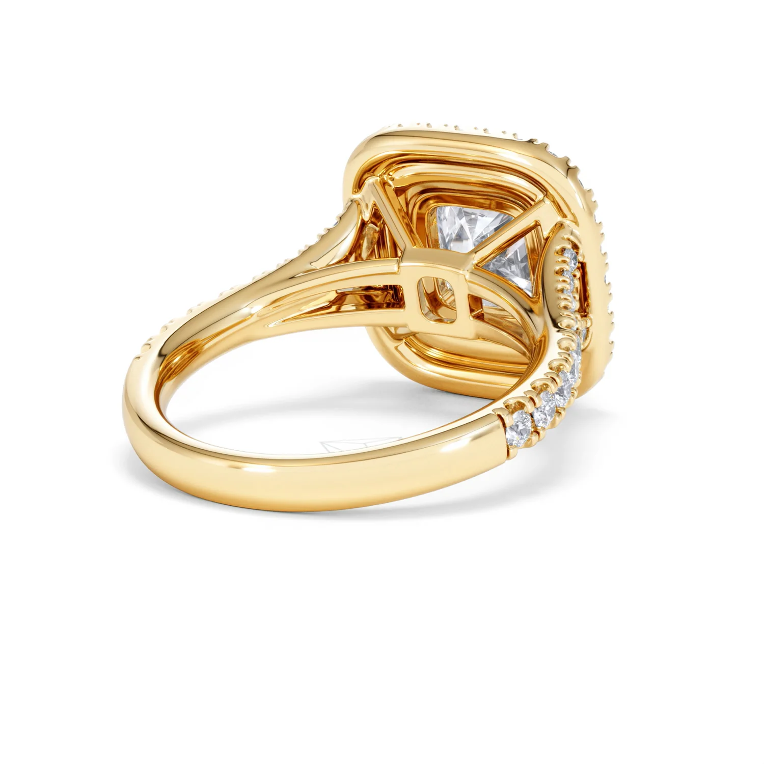 Anastasia Lab Diamond Halo Engagement Ring in 18K Gold 2.70ct F/VS1 - Image 41