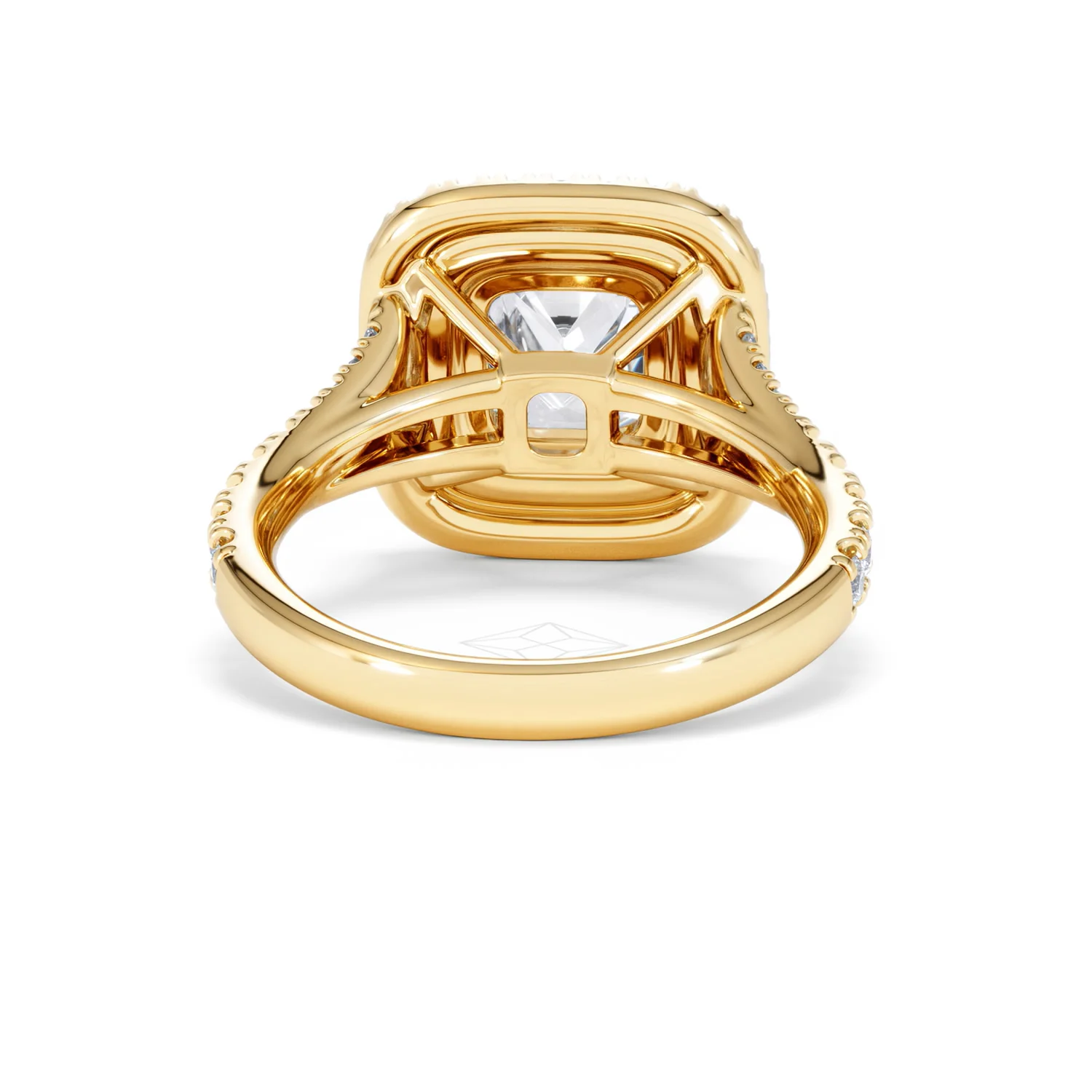 Anastasia Lab Diamond Halo Engagement Ring in 18K Gold 2.70ct F/VS1 - Image 47