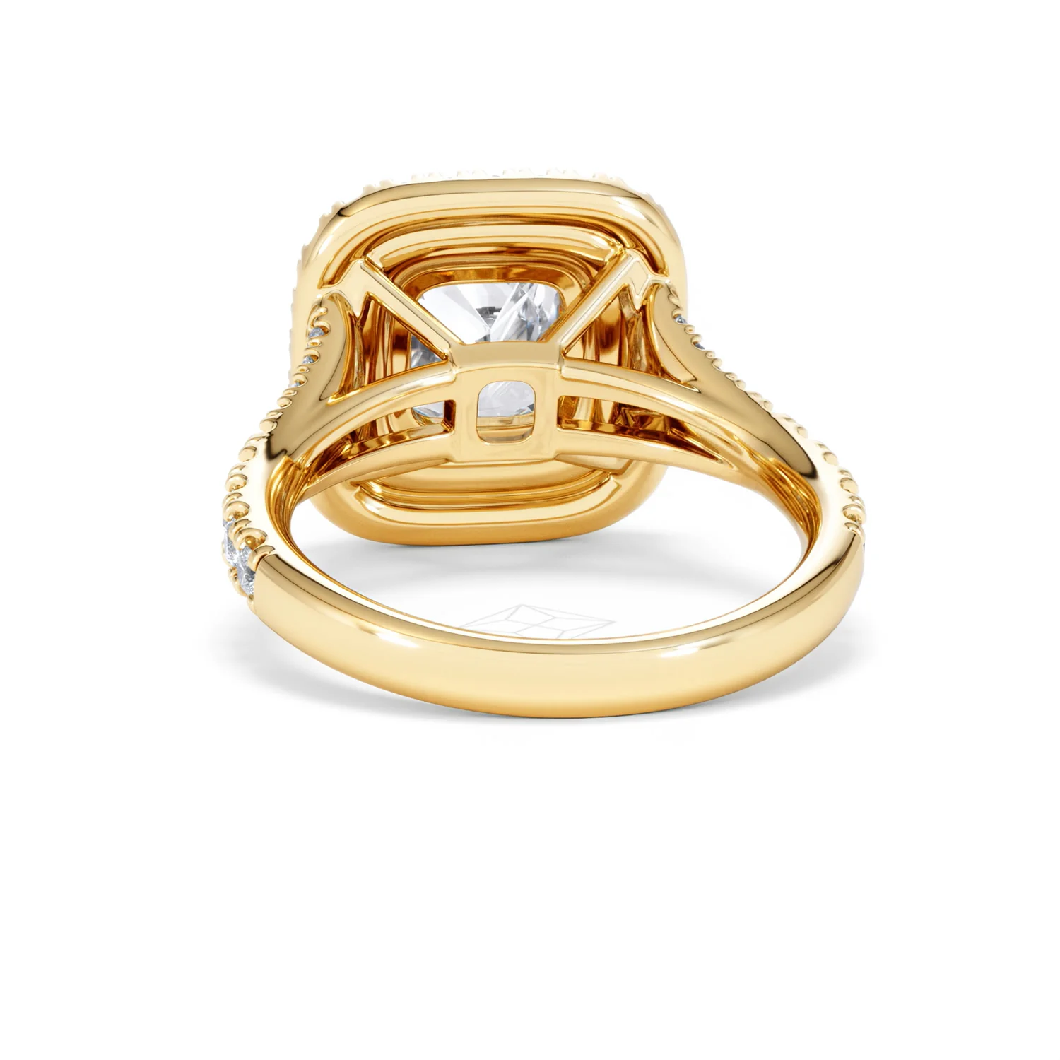 Anastasia Lab Diamond Halo Engagement Ring in 18K Gold 2.70ct F/VS1 - Image 50