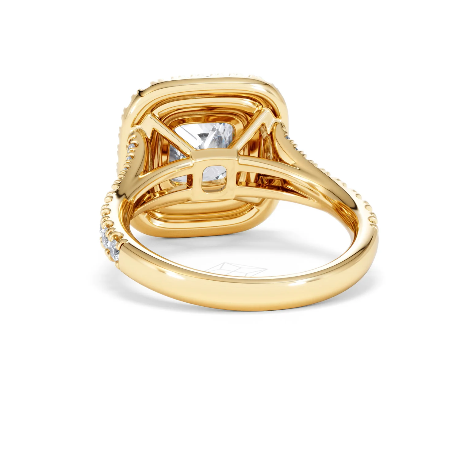 Anastasia Lab Diamond Halo Engagement Ring in 18K Gold 2.70ct F/VS1 - Image 51