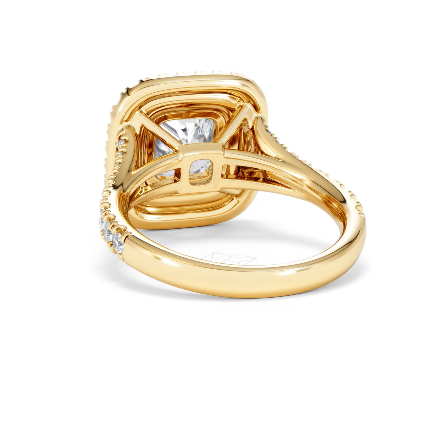 Anastasia Lab Diamond Halo Engagement Ring in 18K Gold 2.70ct F/VS1 - Image 52