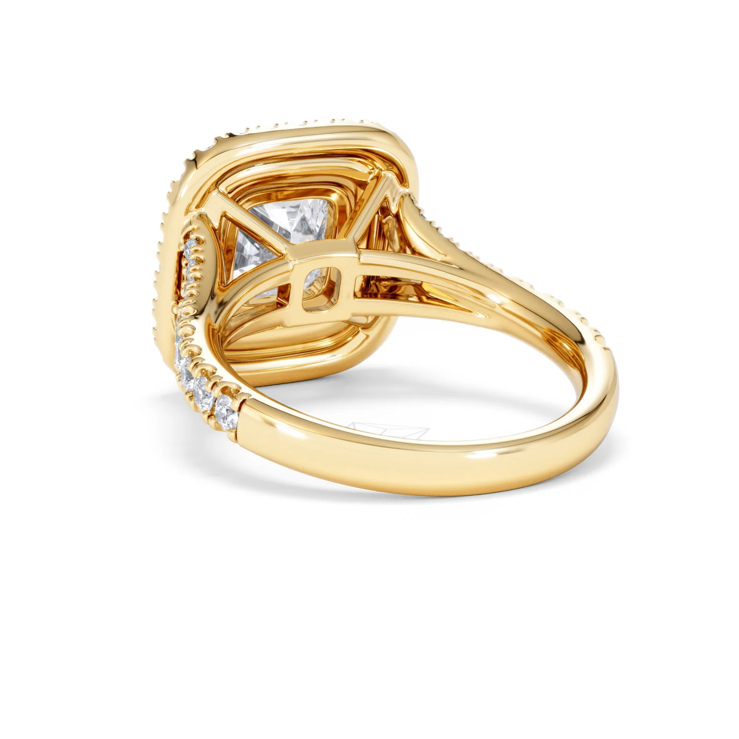 Anastasia Lab Diamond Halo Engagement Ring in 18K Gold 2.70ct F/VS1 - Image 54