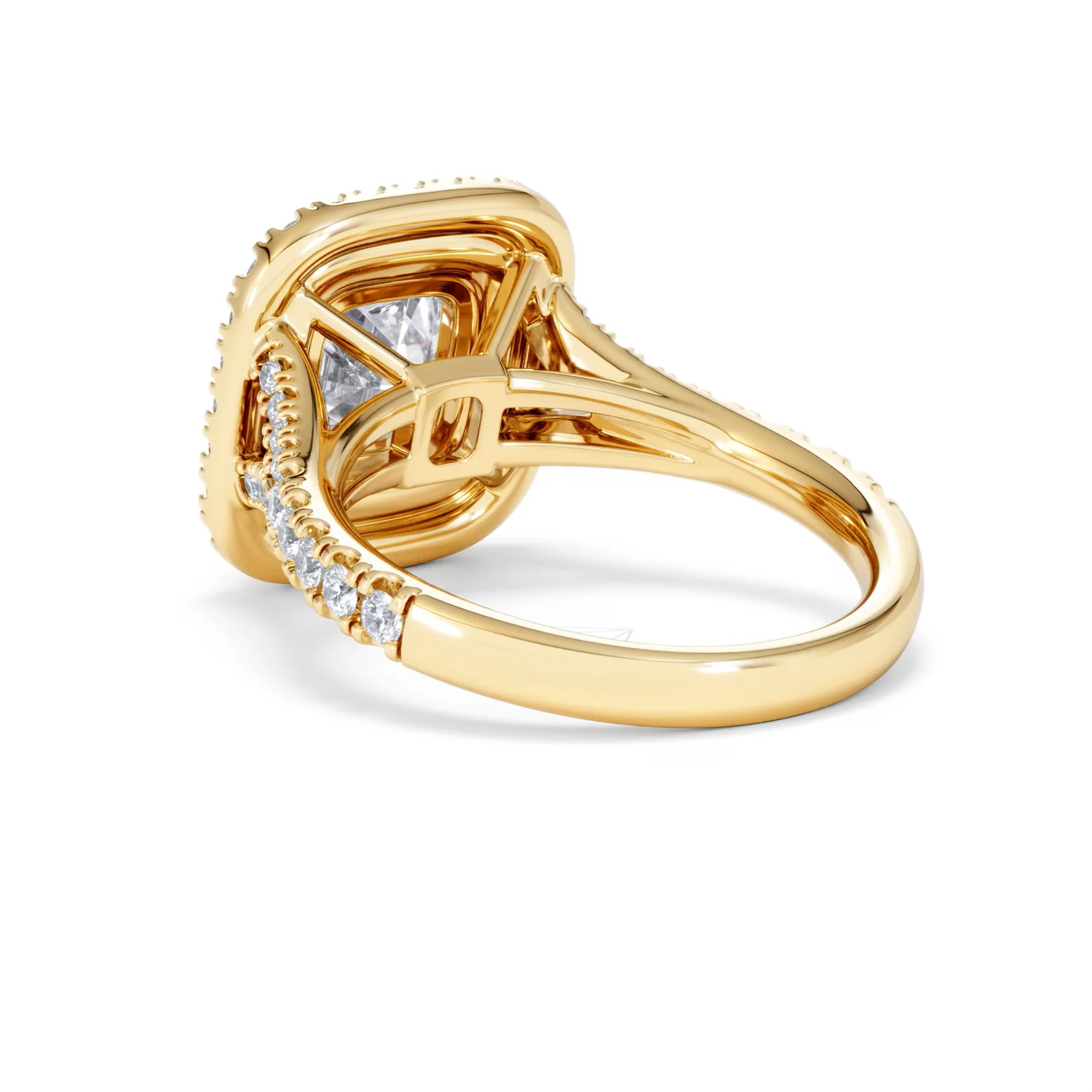 Anastasia Lab Diamond Halo Engagement Ring in 18K Gold 2.70ct F/VS1 - Image 56