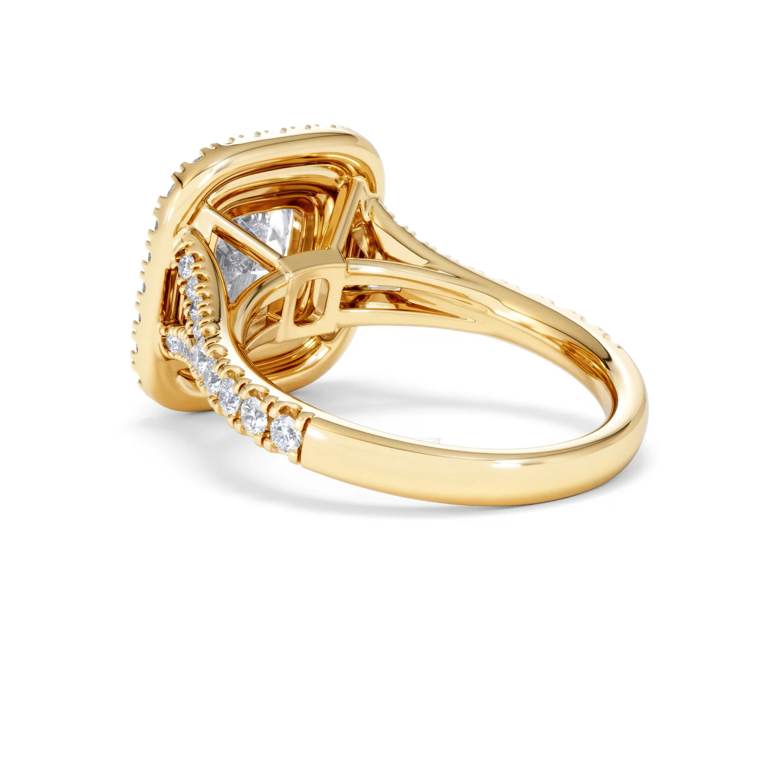 Anastasia Lab Diamond Halo Engagement Ring in 18K Gold 2.70ct F/VS1 - Image 57