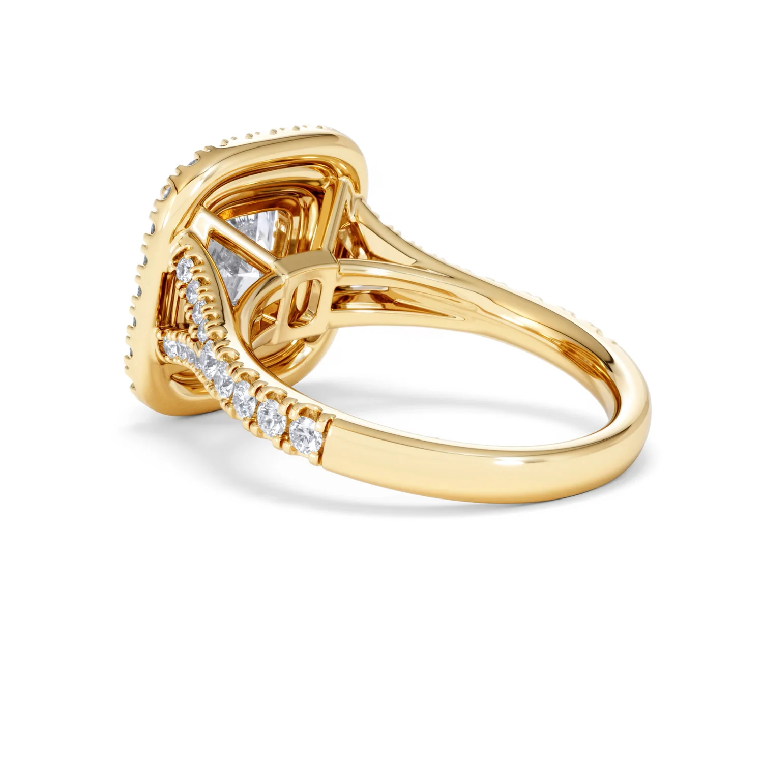 Anastasia Lab Diamond Halo Engagement Ring in 18K Gold 2.70ct F/VS1 - Image 58