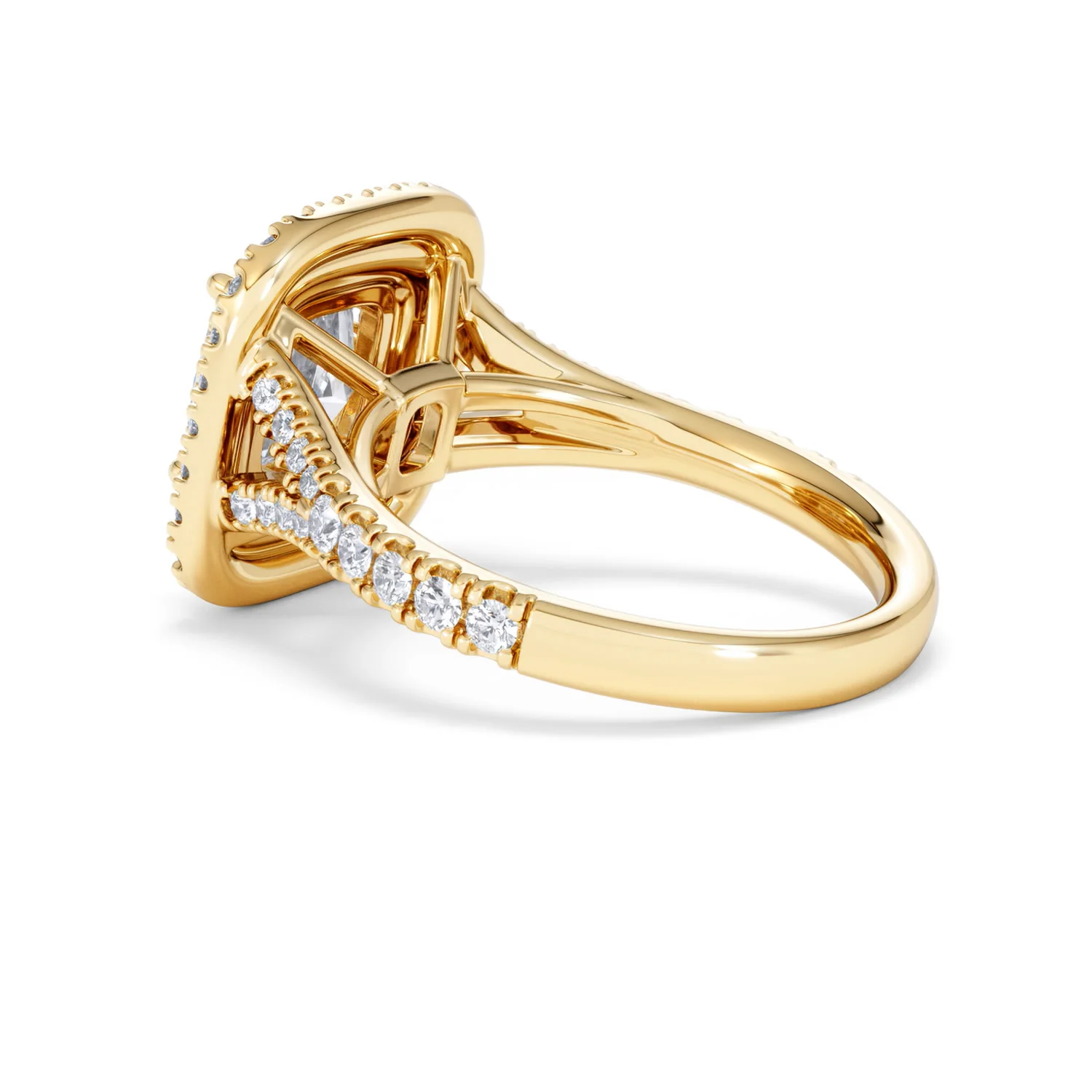 Anastasia Lab Diamond Halo Engagement Ring in 18K Gold 2.70ct F/VS1 - Image 60