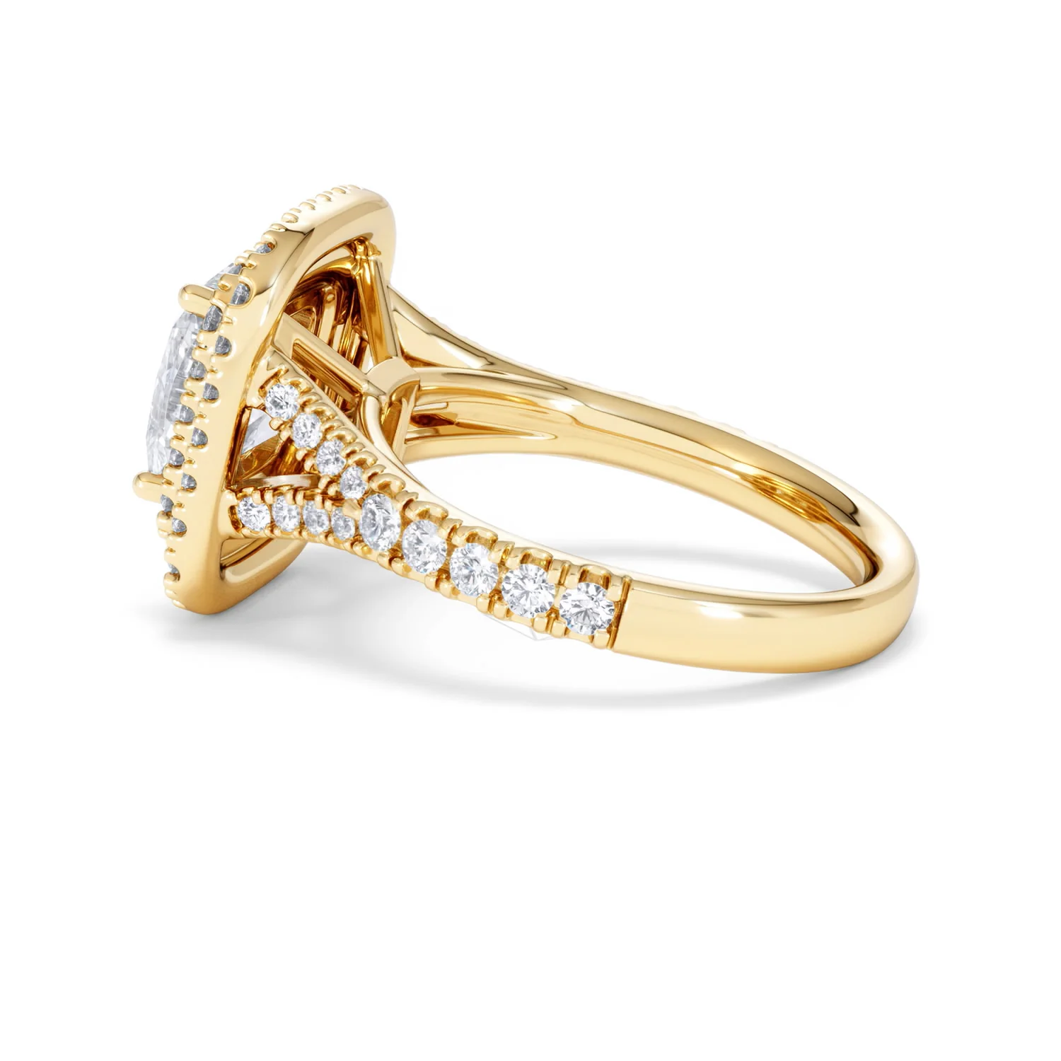 Anastasia Lab Diamond Halo Engagement Ring in 18K Gold 2.70ct F/VS1 - Image 64