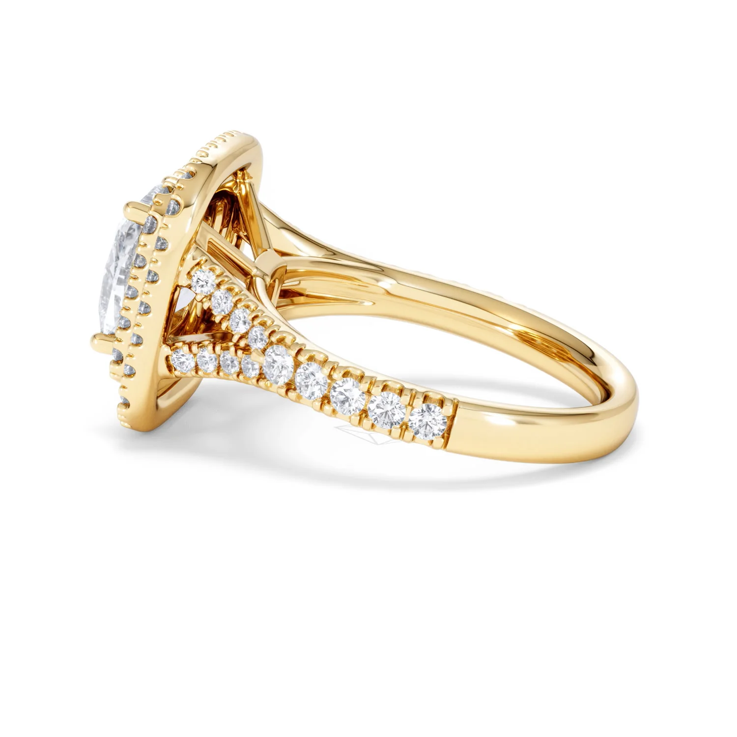 Anastasia Lab Diamond Halo Engagement Ring in 18K Gold 2.70ct F/VS1 - Image 65