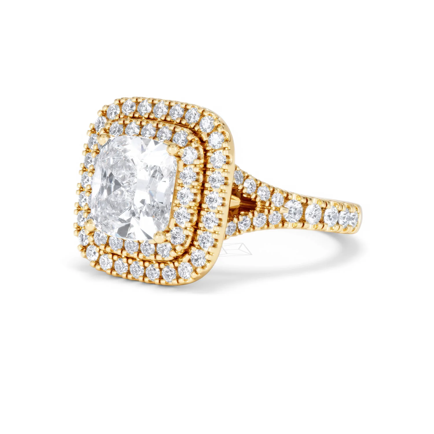 Anastasia Lab Diamond Halo Engagement Ring in 18K Gold 2.70ct F/VS1 - Image 80