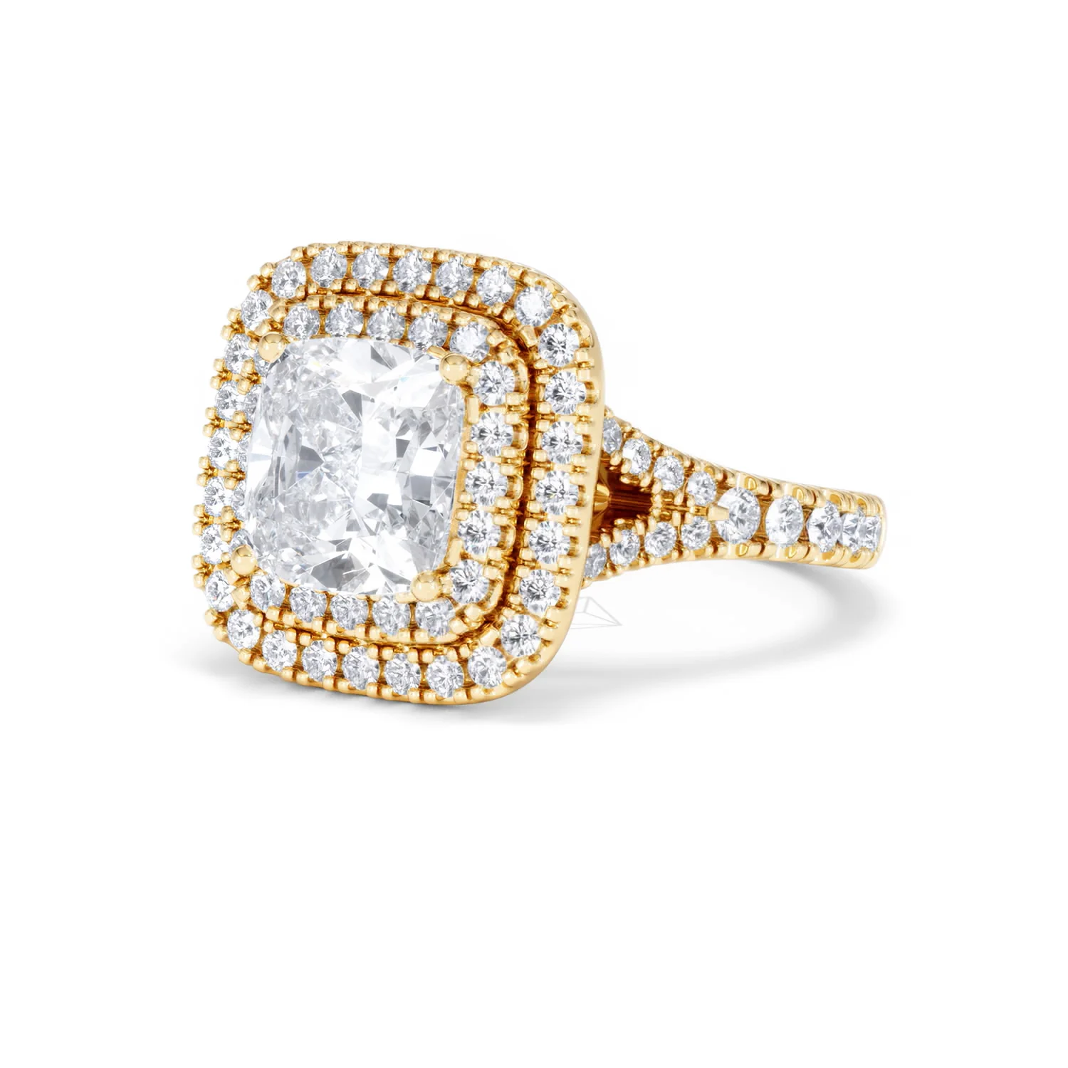 Anastasia Lab Diamond Halo Engagement Ring in 18K Gold 2.70ct F/VS1 - Image 81