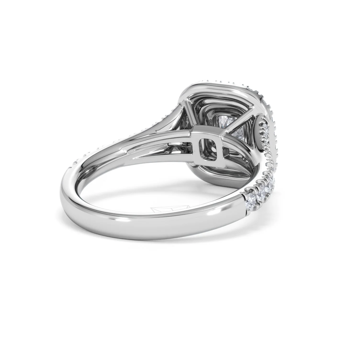 Anastasia Lab Diamond Halo Engagement Ring in Platinum 1.30ct F/VS1 - Image 43