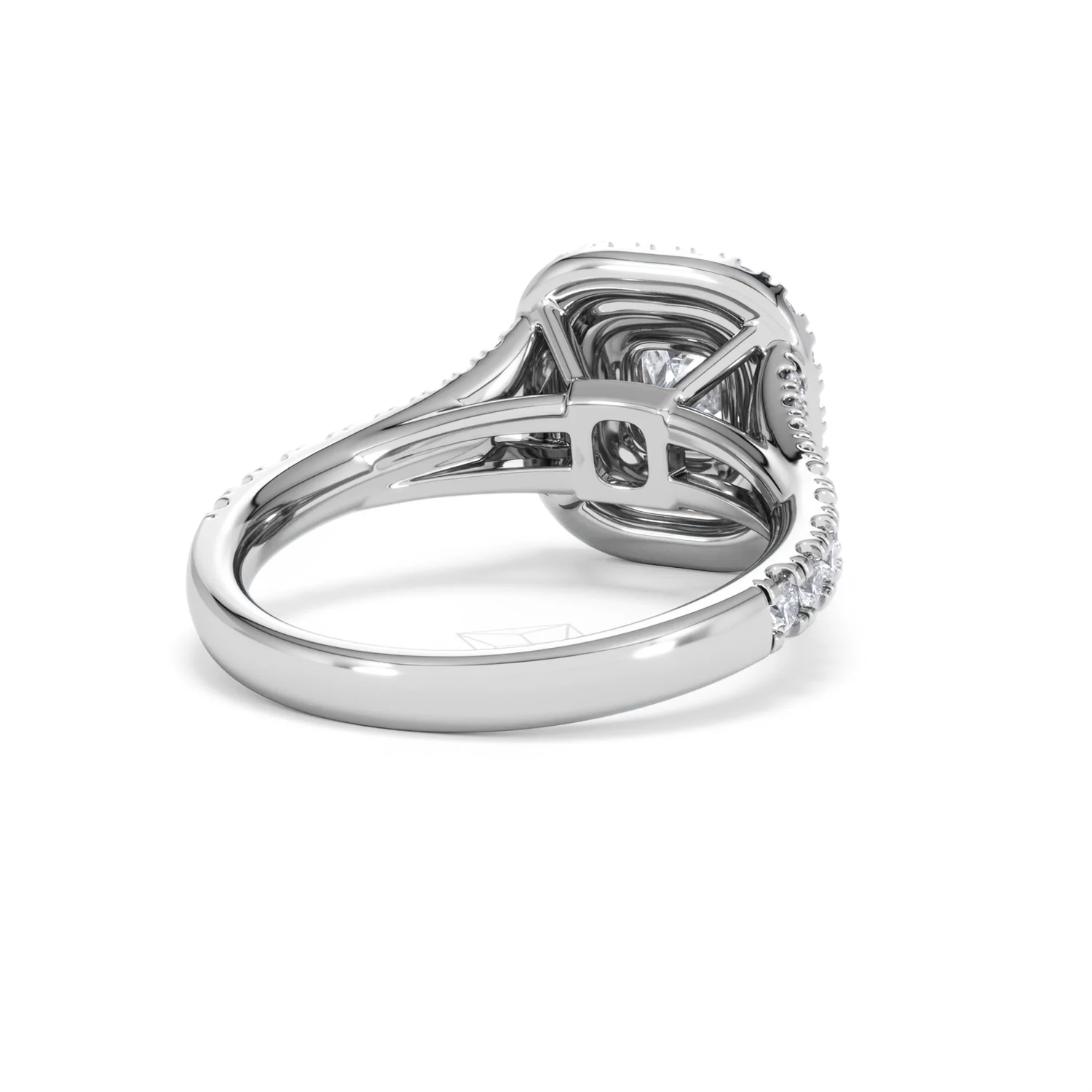 Anastasia Lab Diamond Halo Engagement Ring in Platinum 1.30ct F/VS1 - Image 44