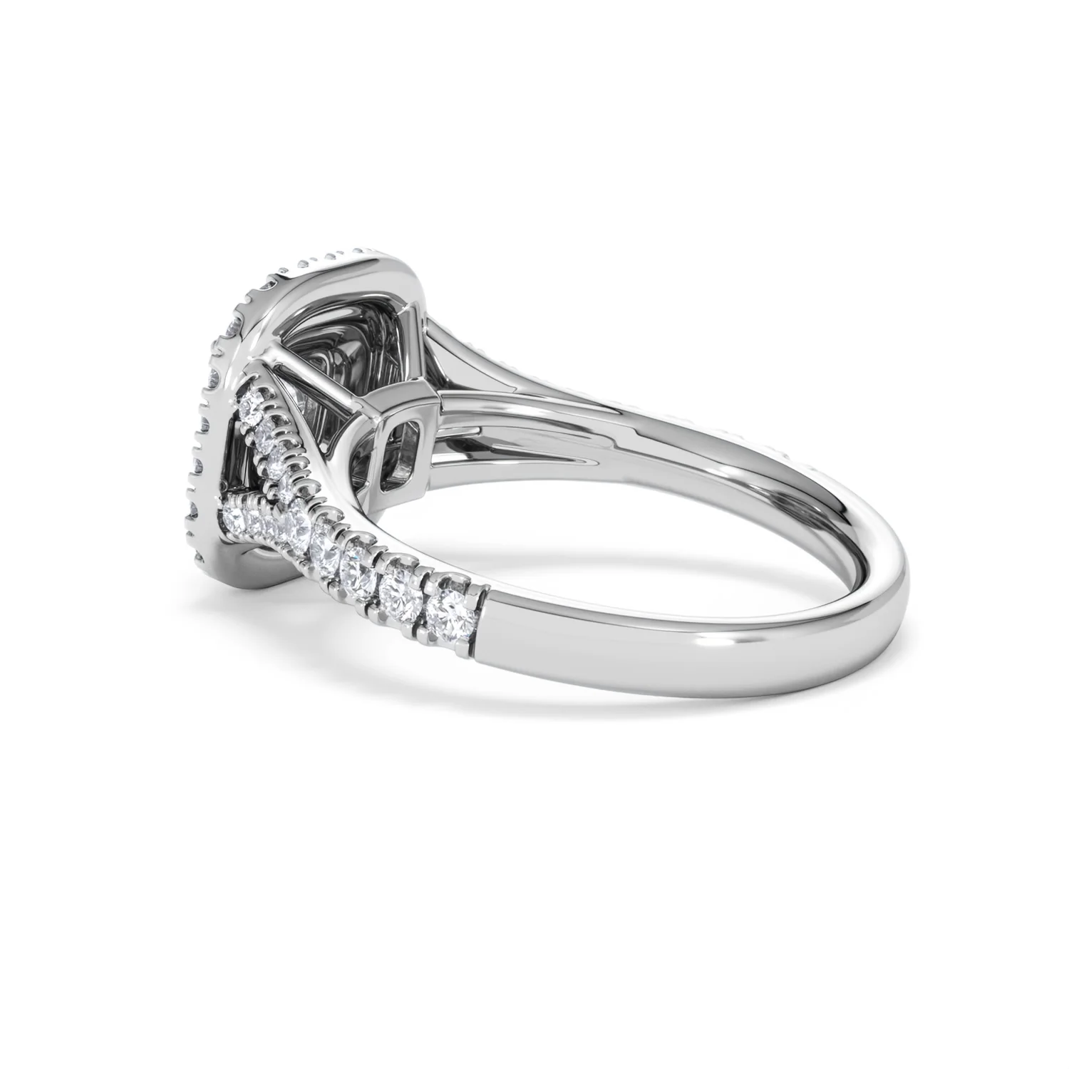 Anastasia Lab Diamond Halo Engagement Ring in Platinum 1.30ct F/VS1 - Image 62